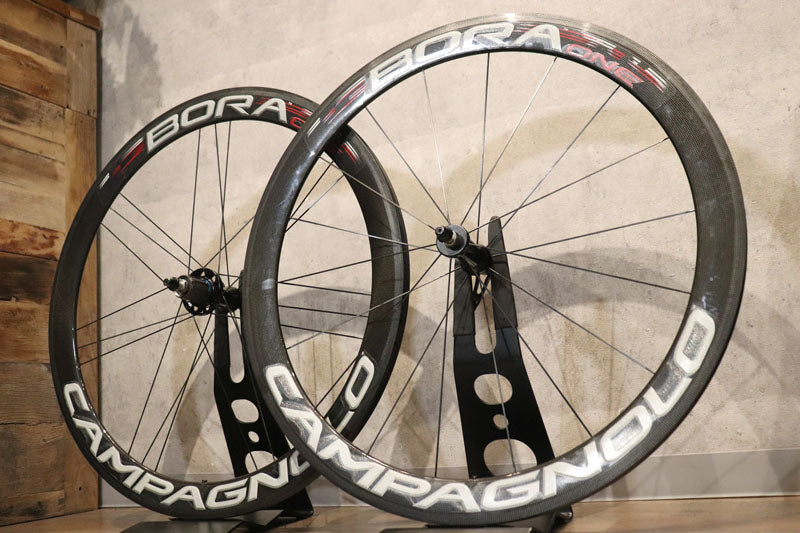 カンパニョーロ Campagnolo ボーラワン BORA ONE 50 シマノ10s カーボン チューブラー ホイールセット ナローリム  【さいたま浦和店】