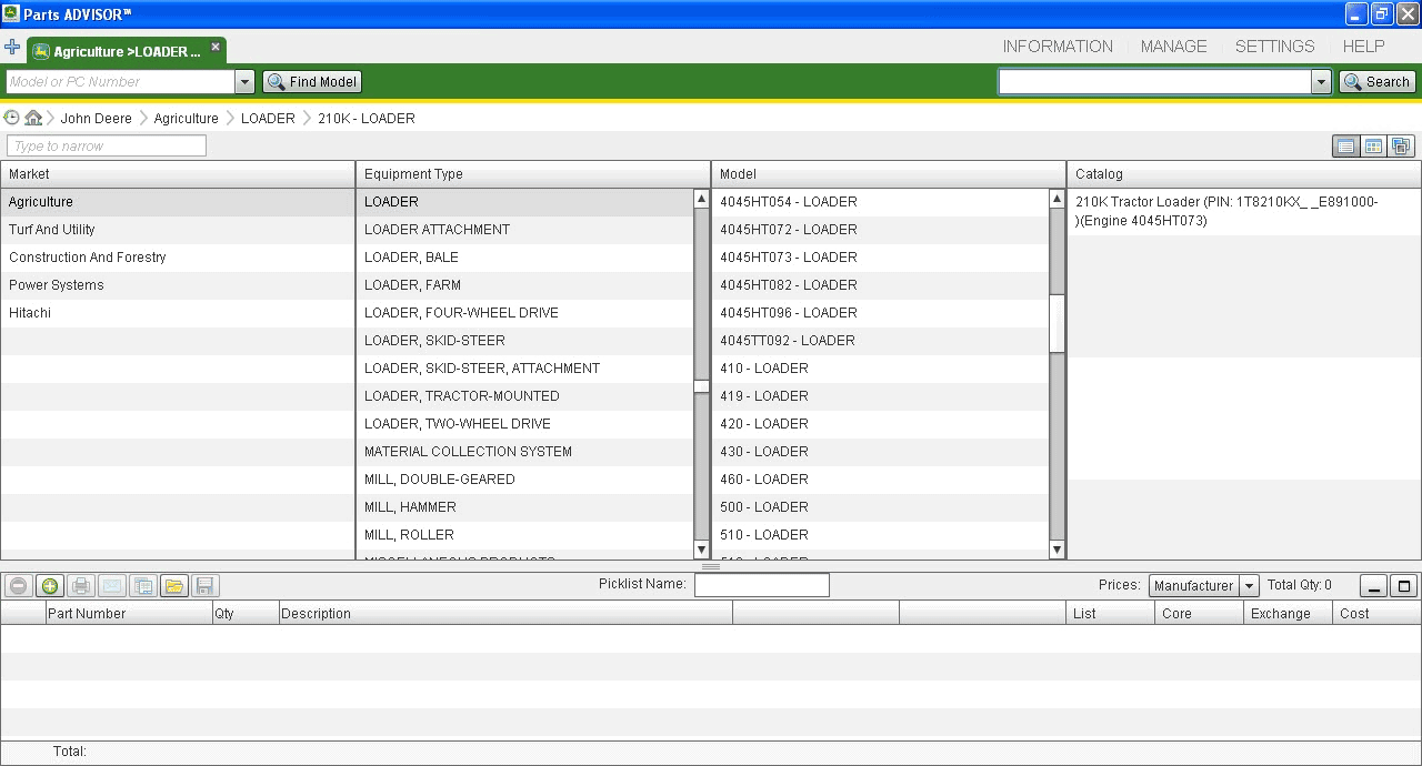 John deere parts catalog. Parts Advisor.