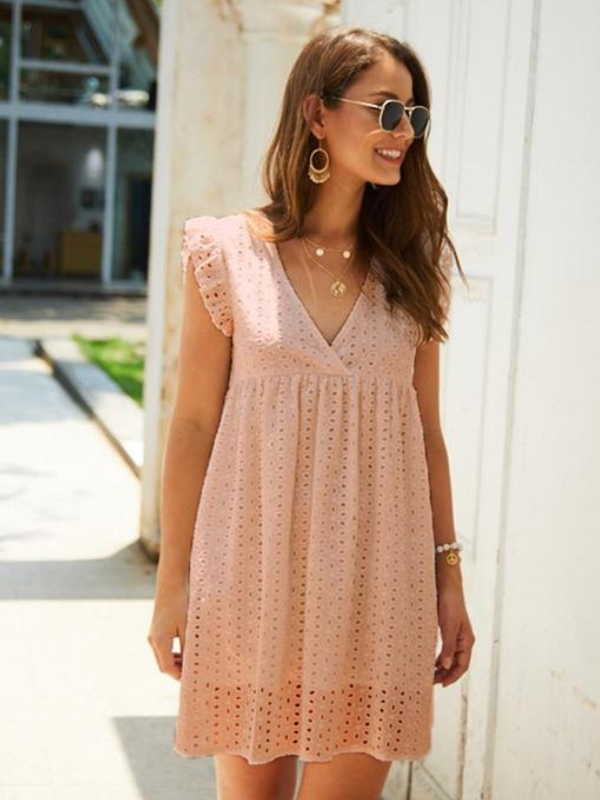 Mit boho kleid spitze weiß Boho Kleid