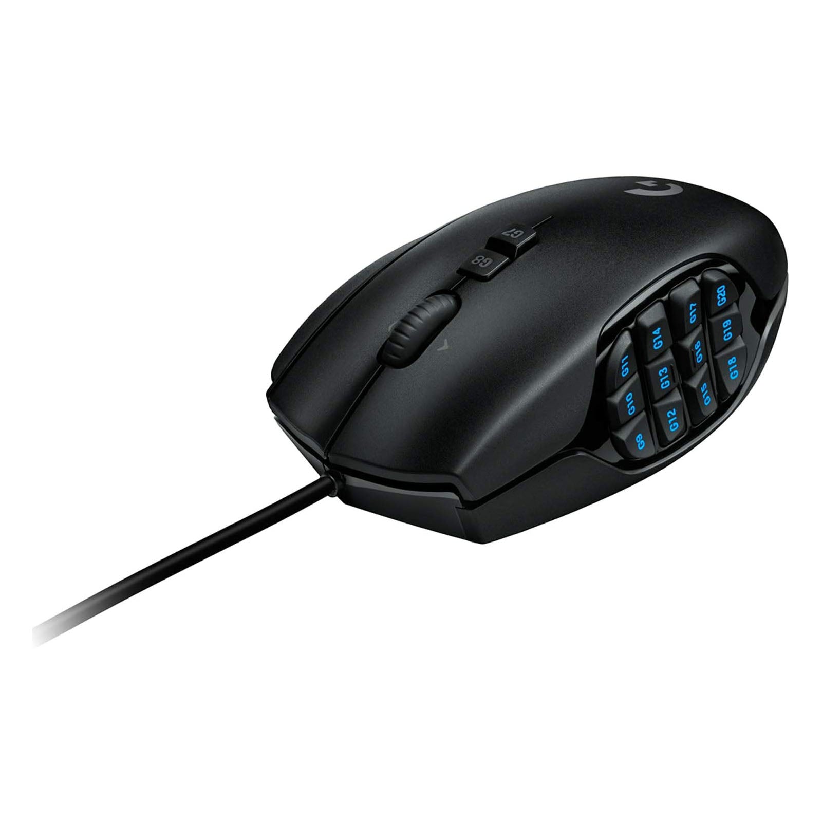Sidelæns scrapbog Samtykke Logitech G600 MMO Gaming Mouse, RGB Backlit, 20 Programmable Buttons –  Luckytechllc