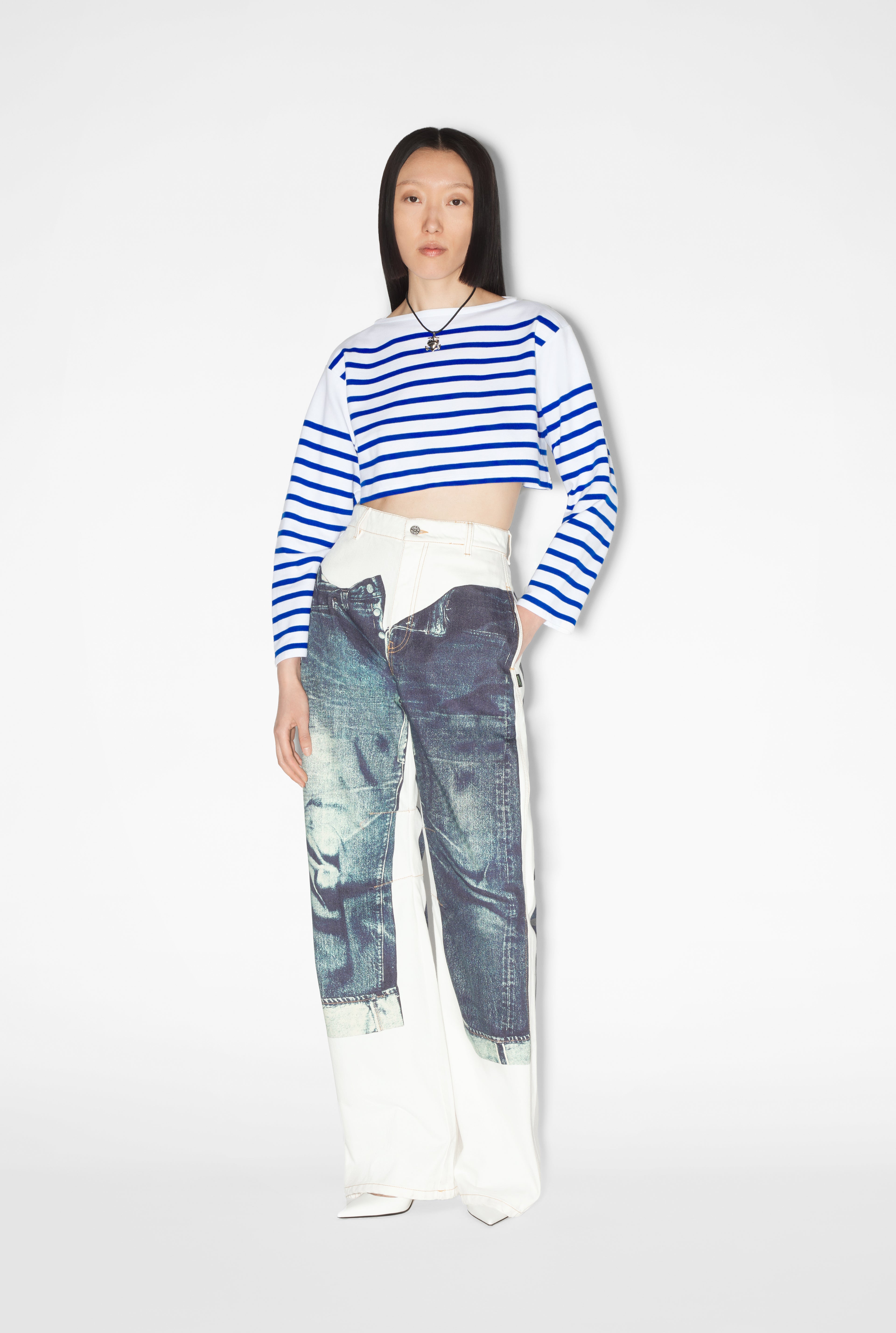 The Marinière Crop Top