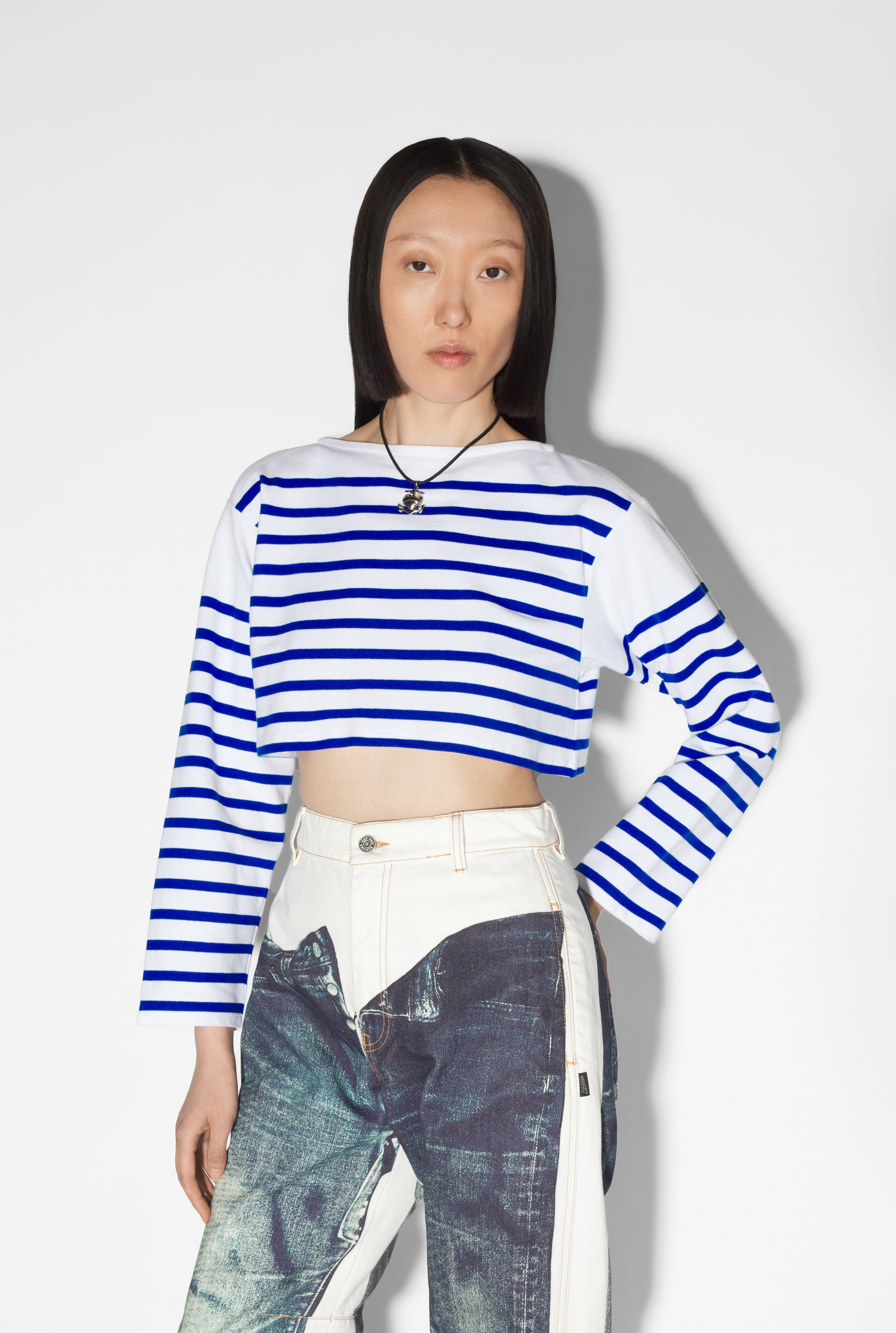 The Marinière Crop Top