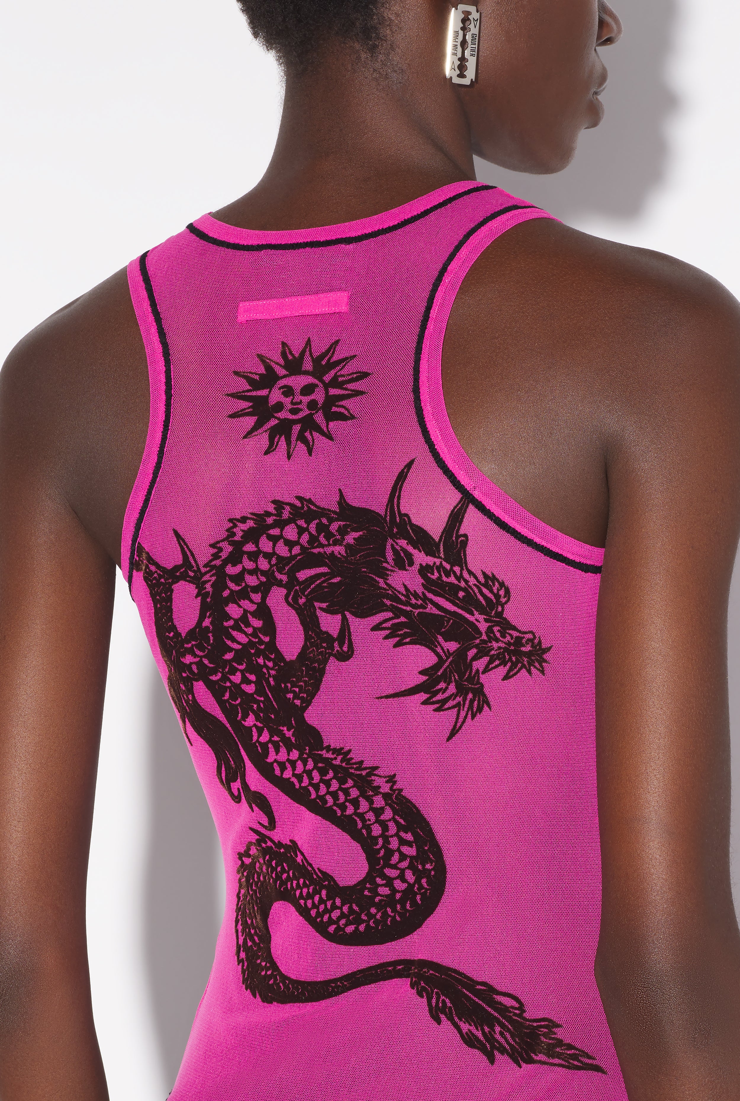 The Pink Safe Sex Tattoo Bodysuit