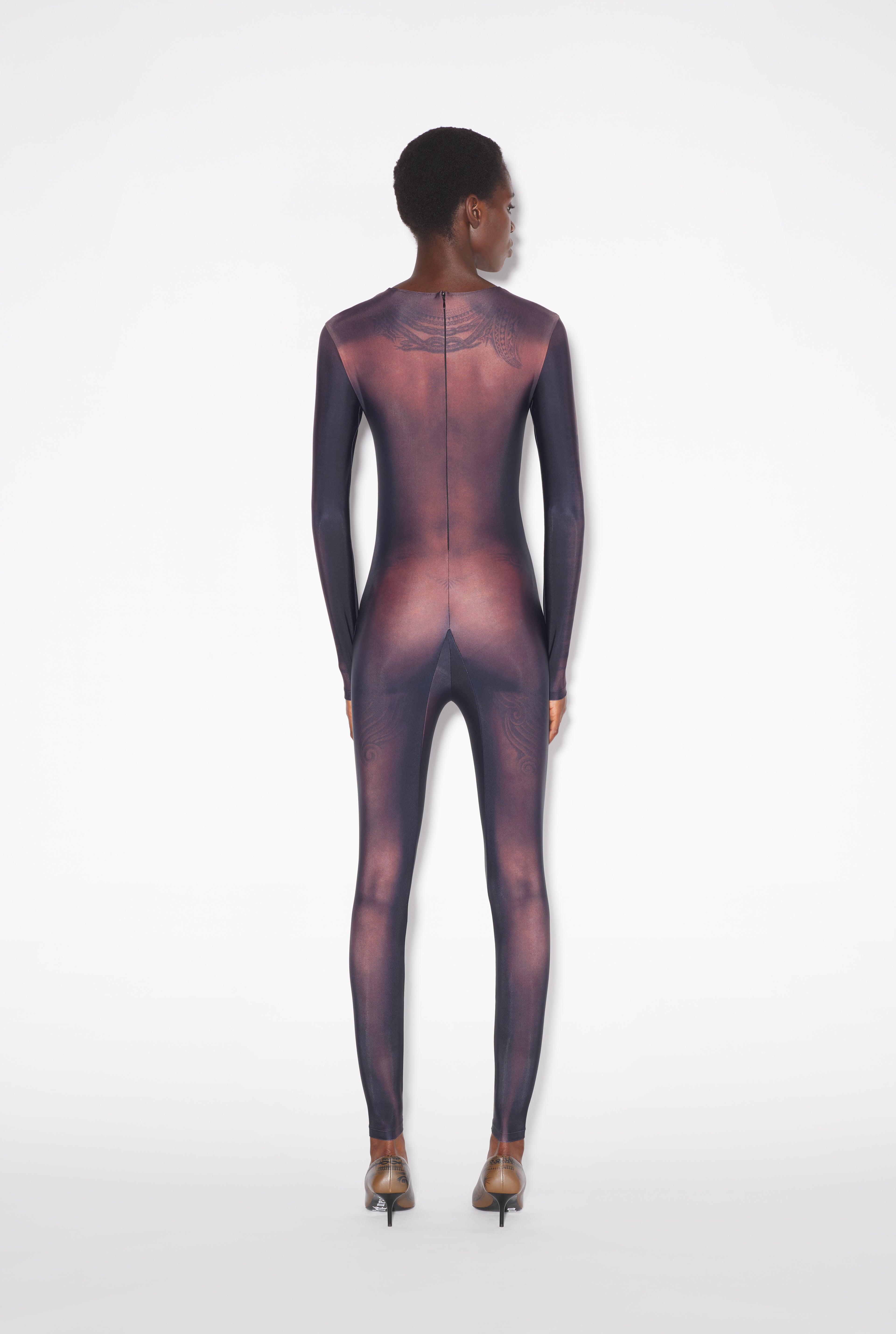 The Ebony Body Tattoo Jumpsuit