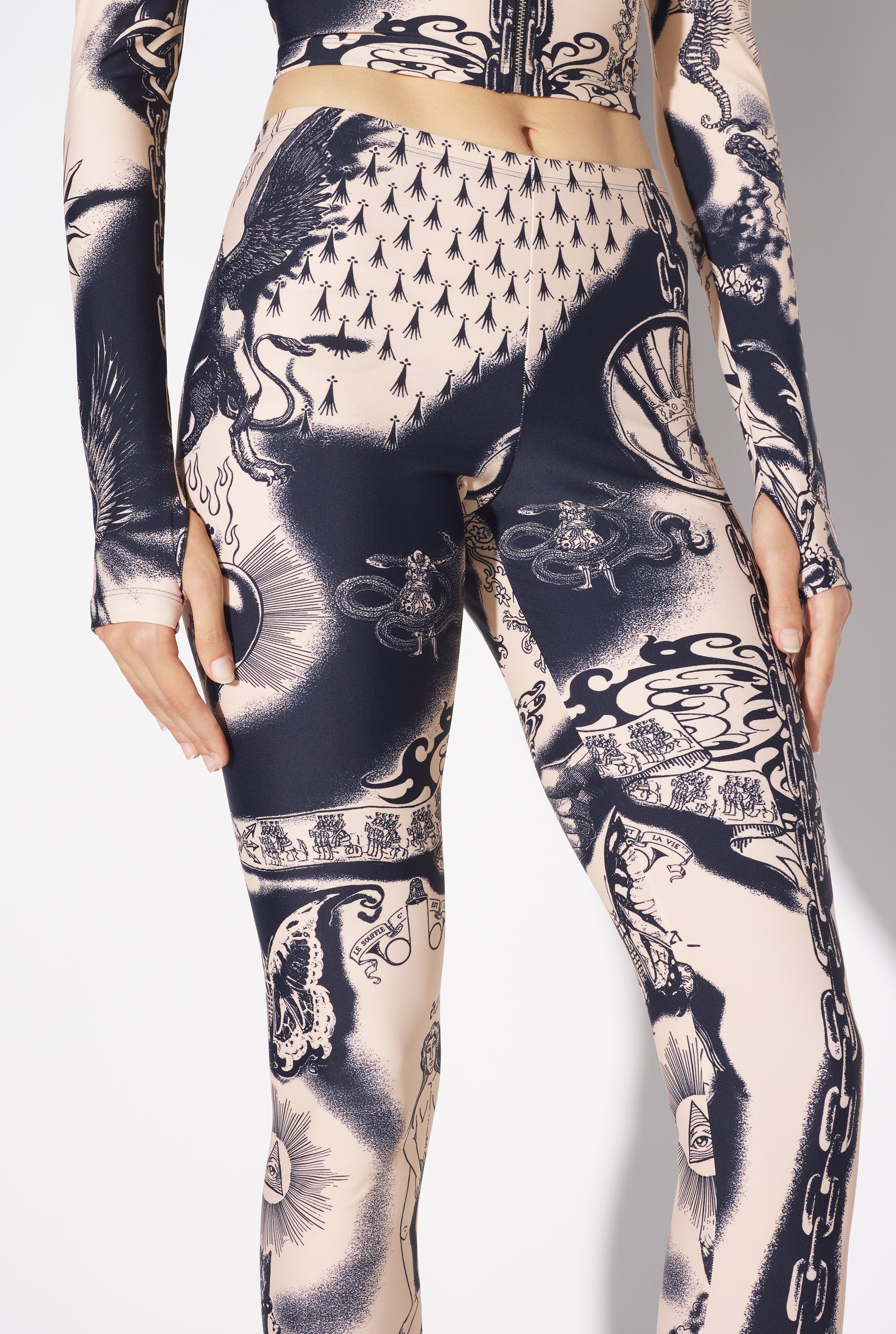 Legendary Animals Black Chinese Dragon  Leggings for Sale by  TheMaesthetics