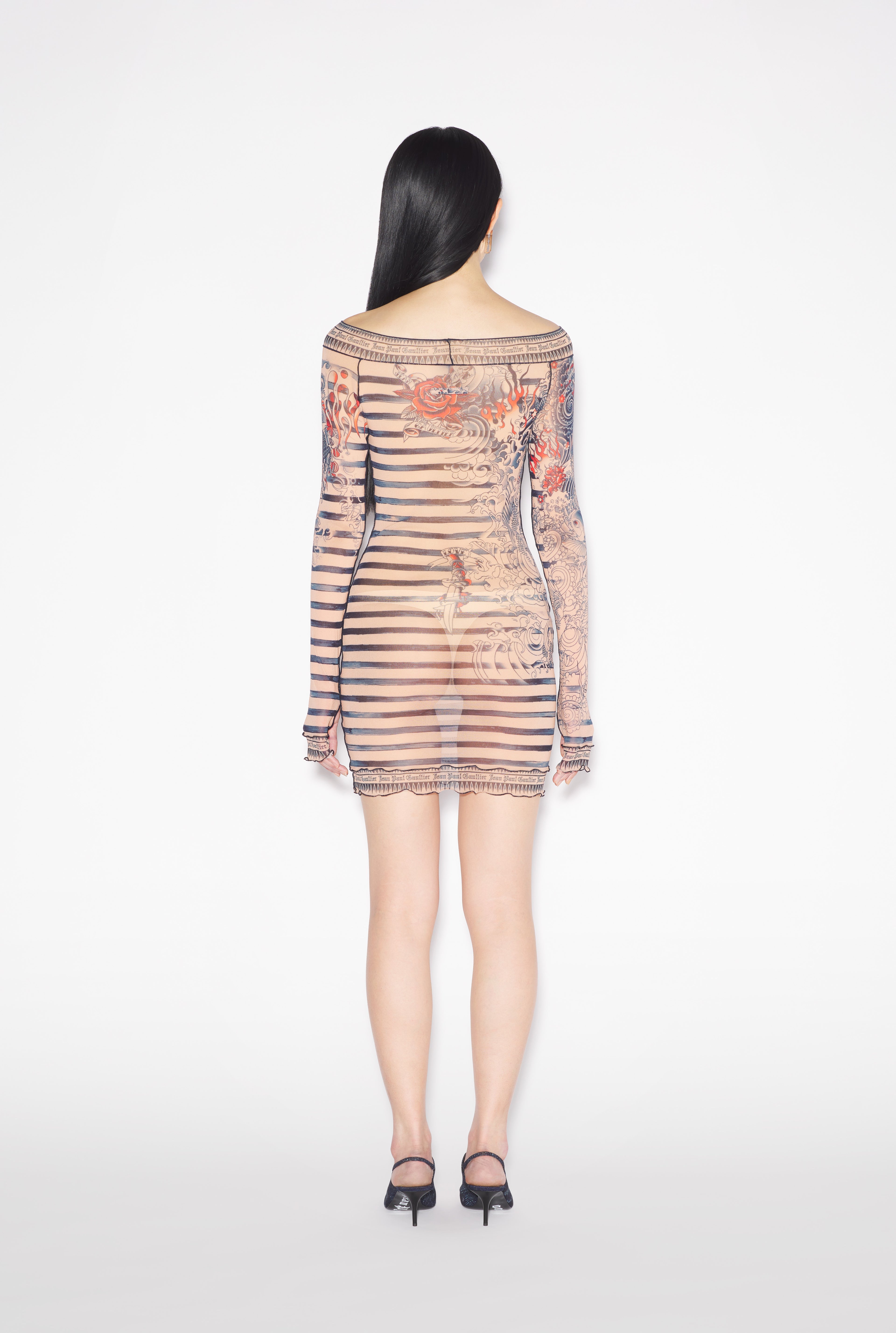 The Short Nude Sailor Tattoo Dress