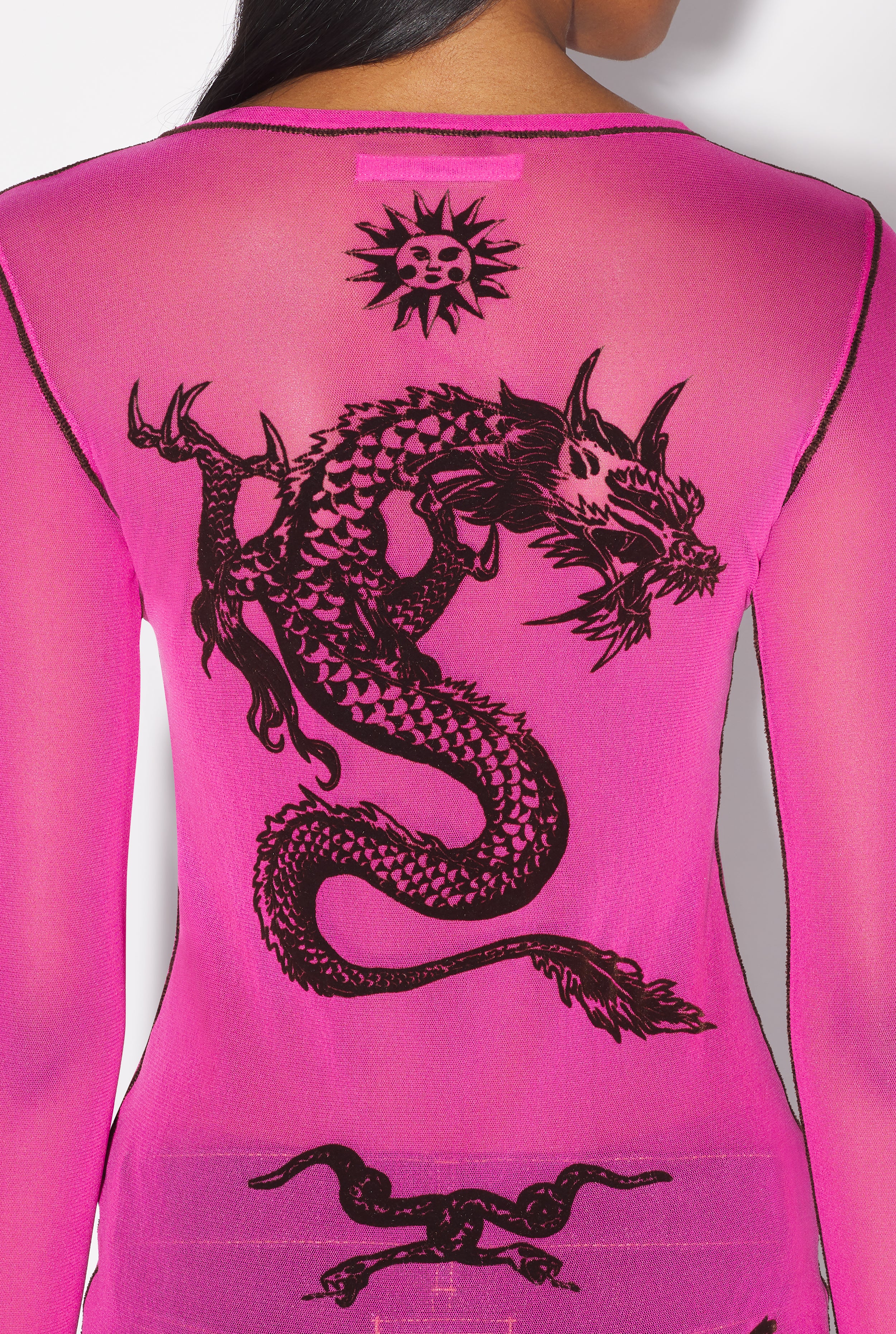 The Pink Safe Sex Tattoo Top