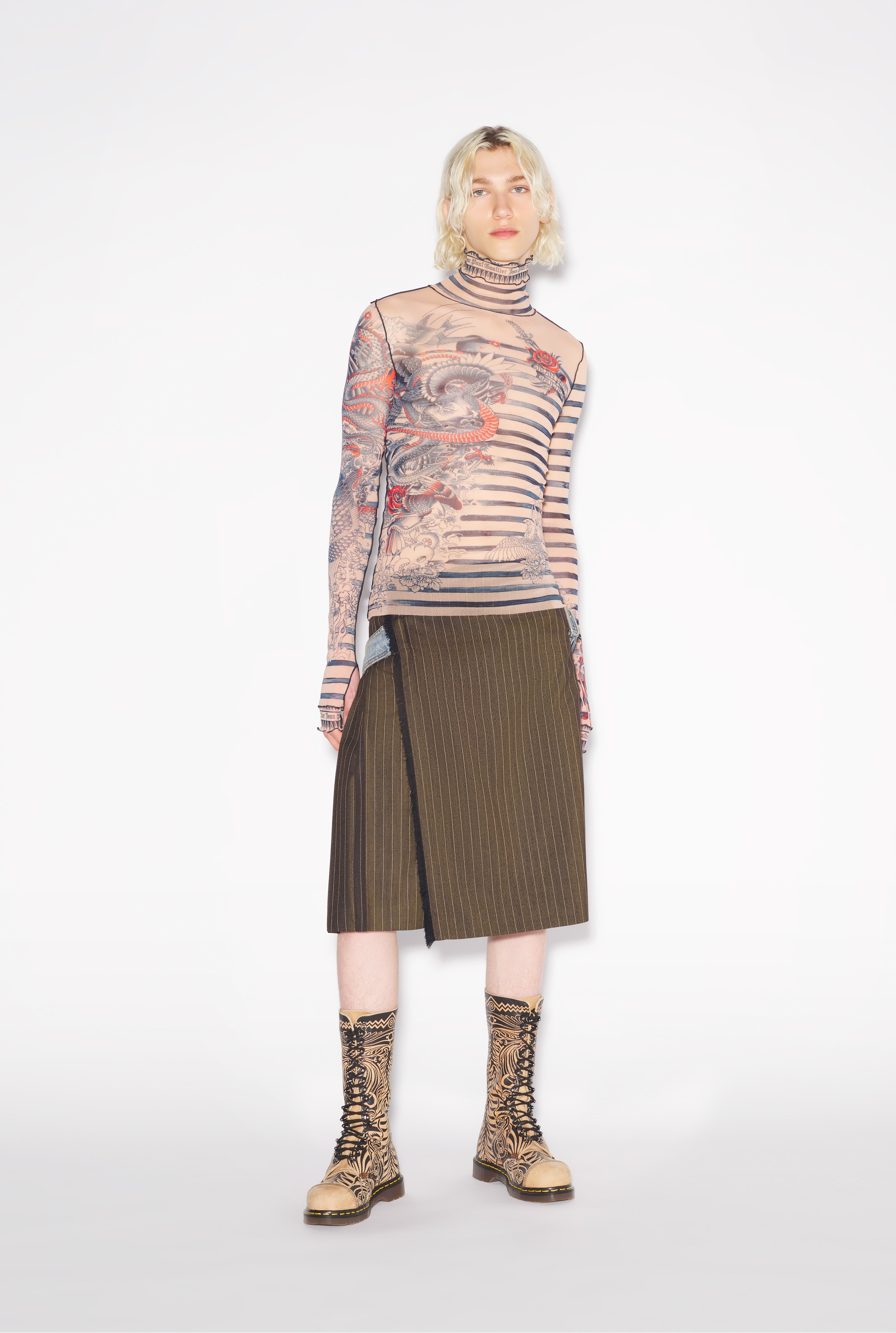 The Nude Sailor Tattoo Top