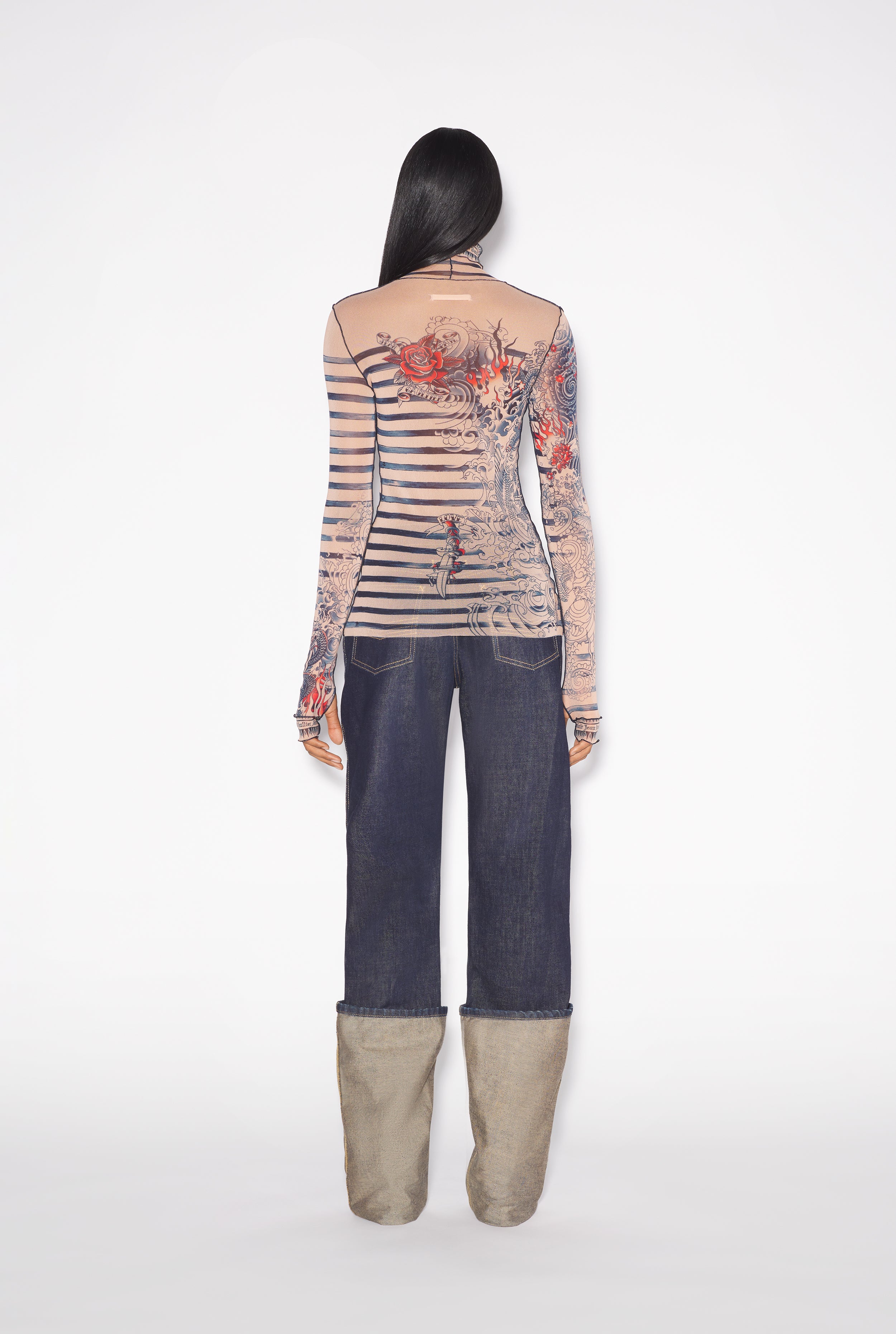 The Nude Sailor Tattoo Top