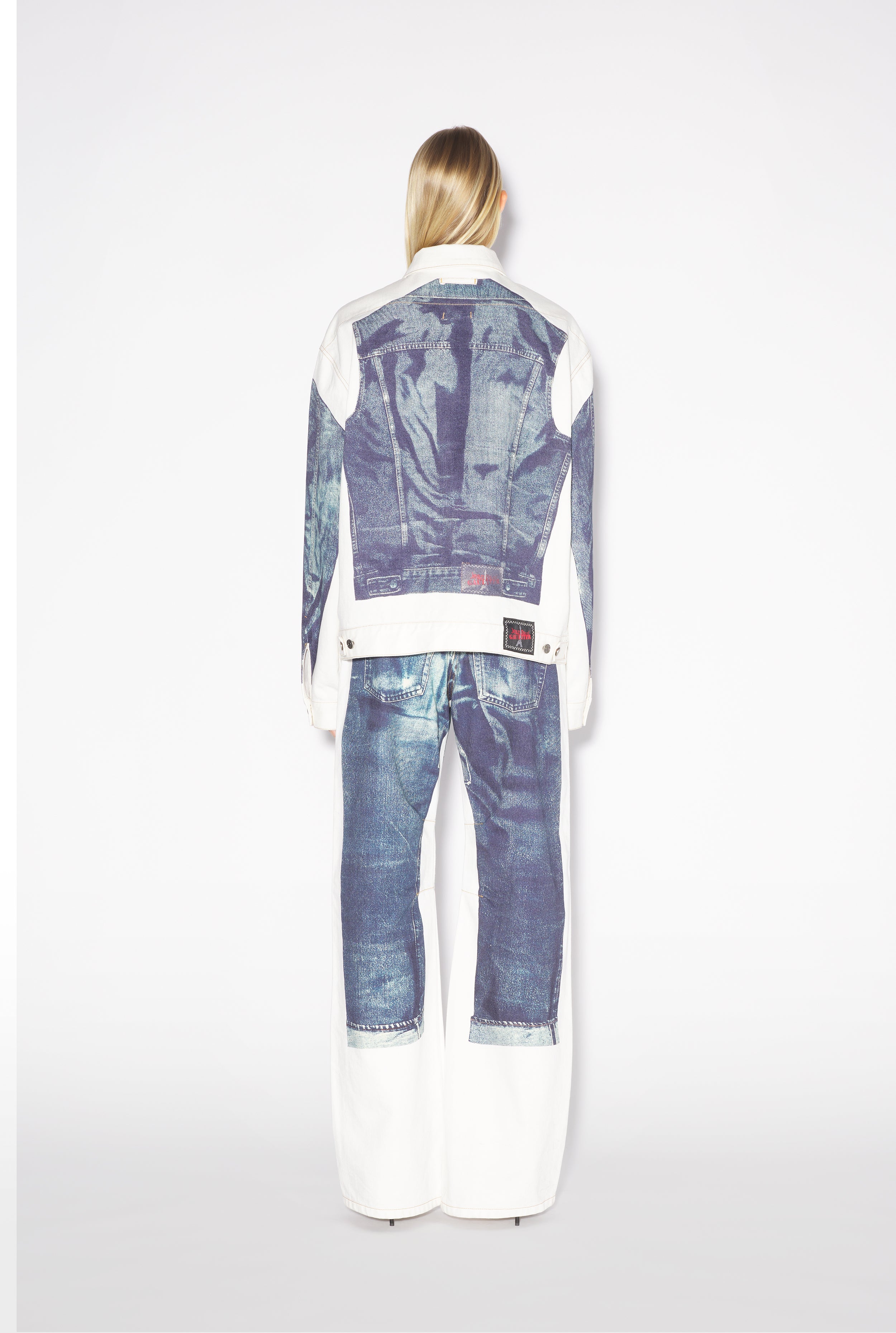 The White Trompe L’Oeil Denim Jacket