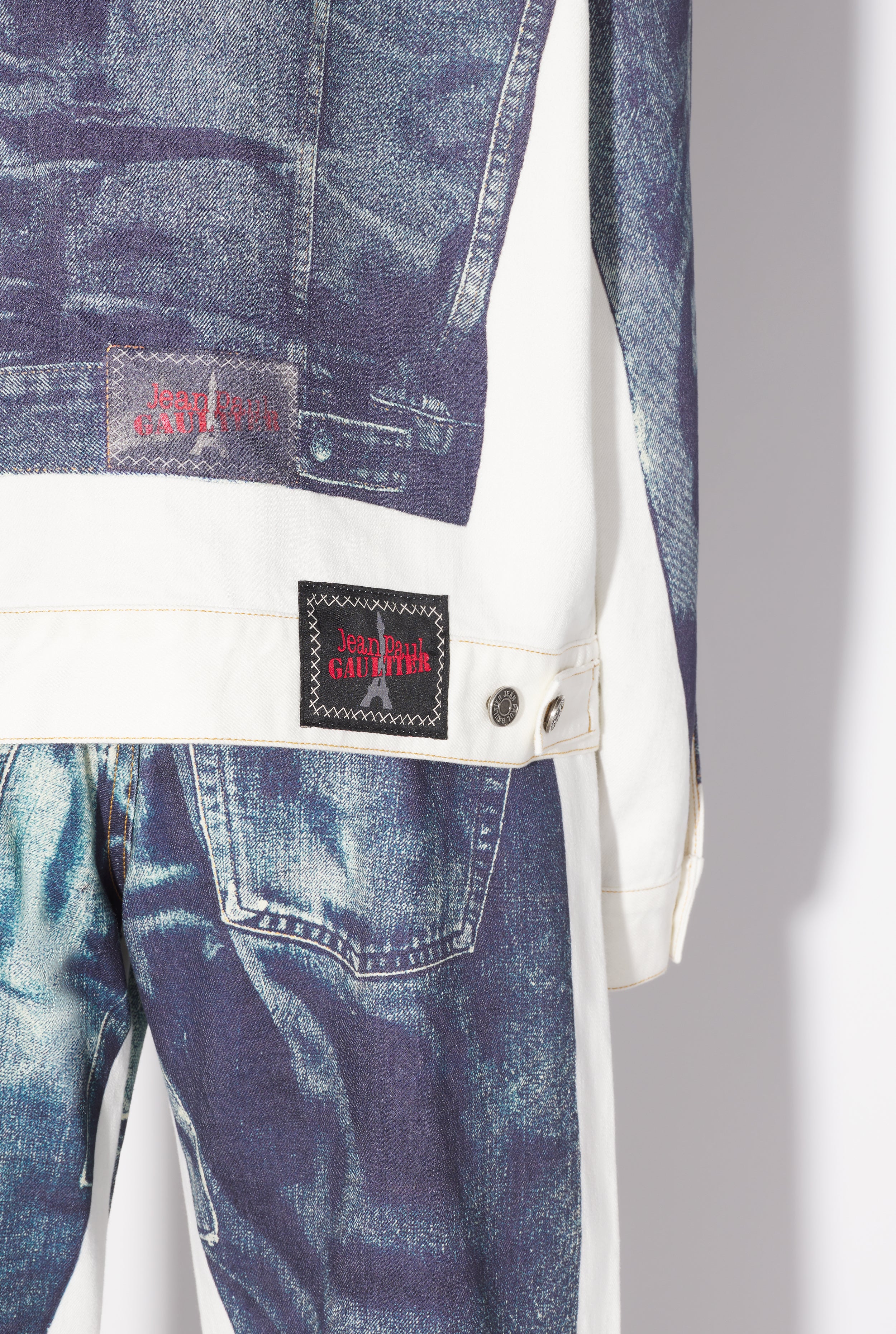 The White Trompe L’Oeil Denim Jacket