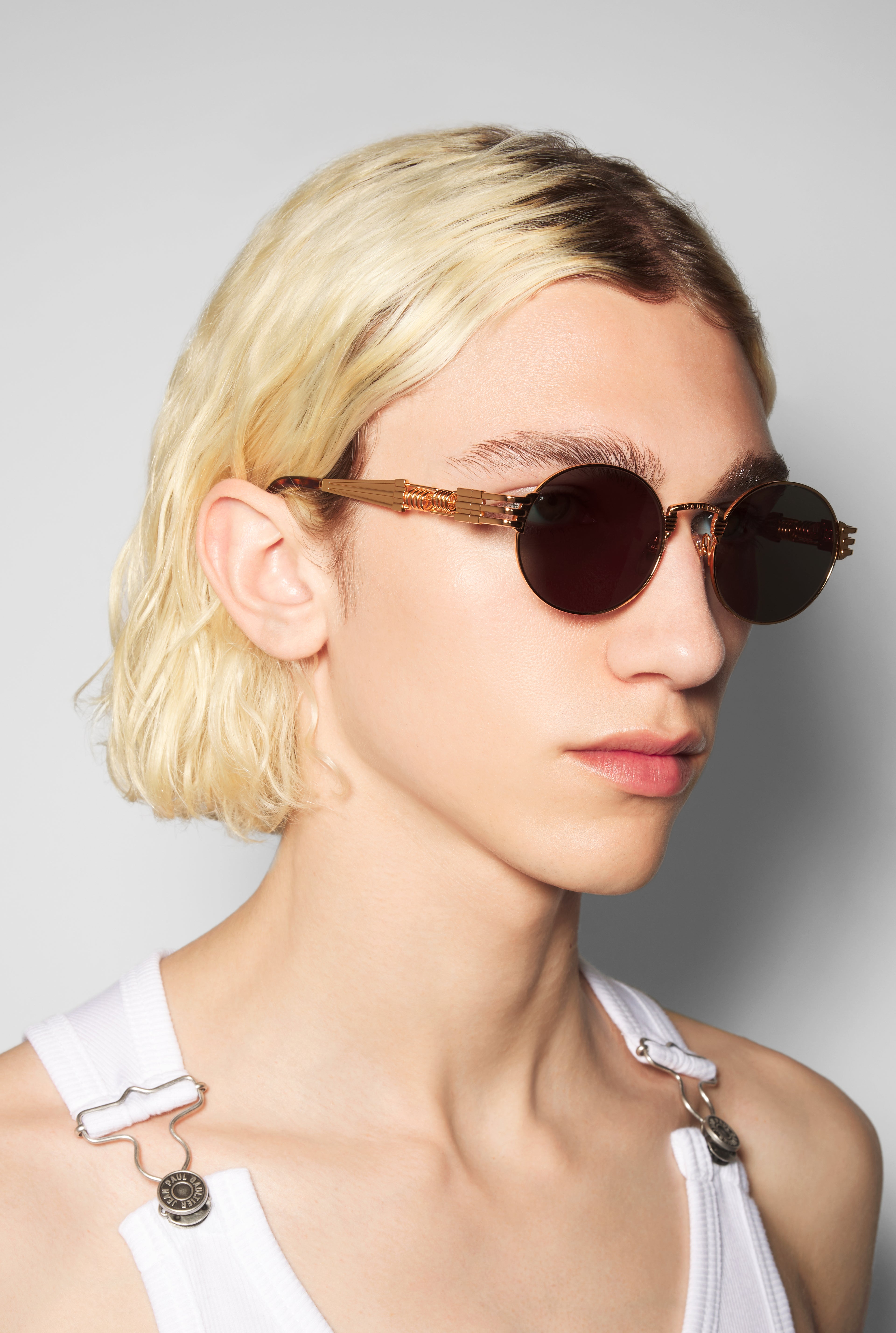 The Rose Gold 56-6106 Sunglasses