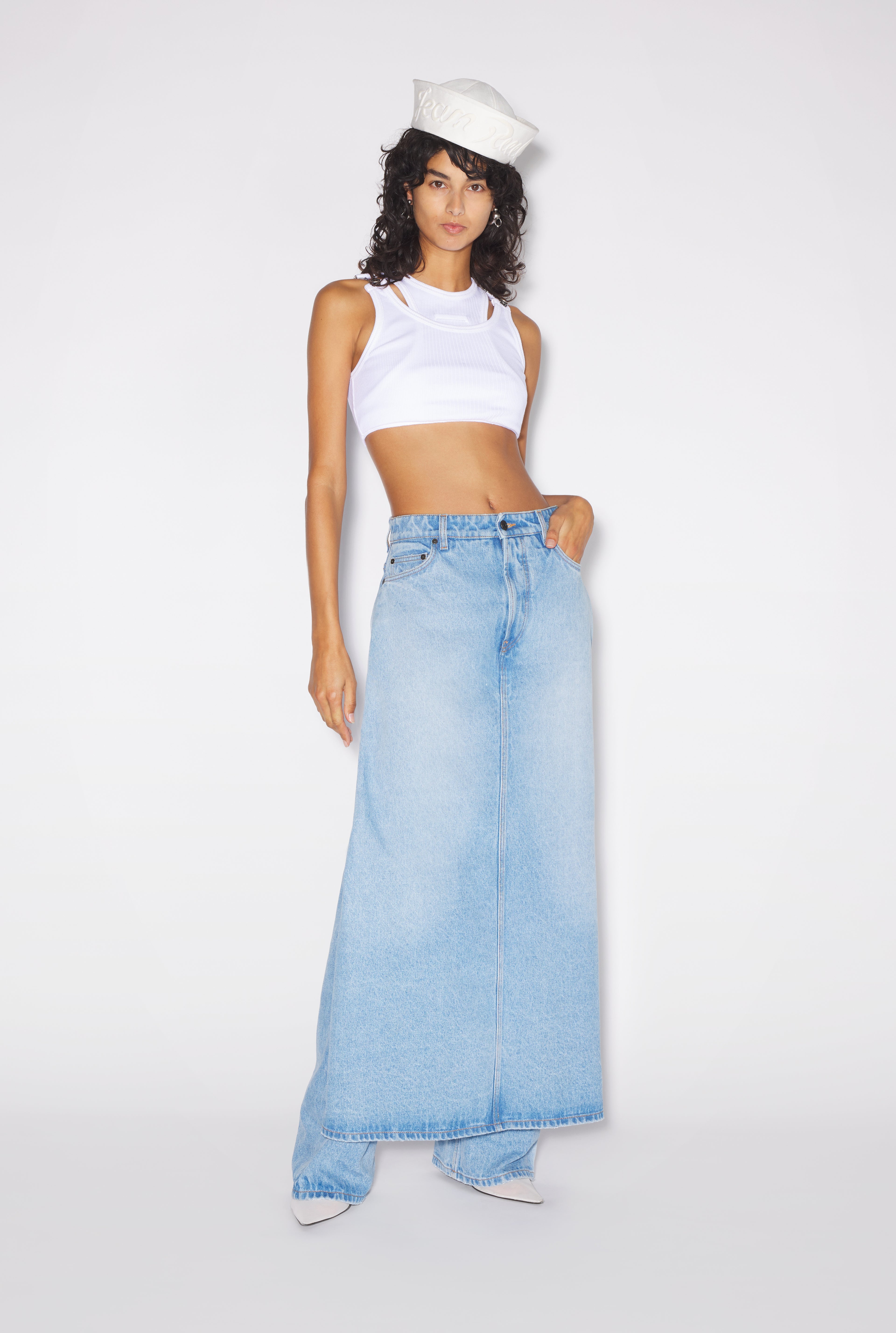 The Denim Pant Skirt