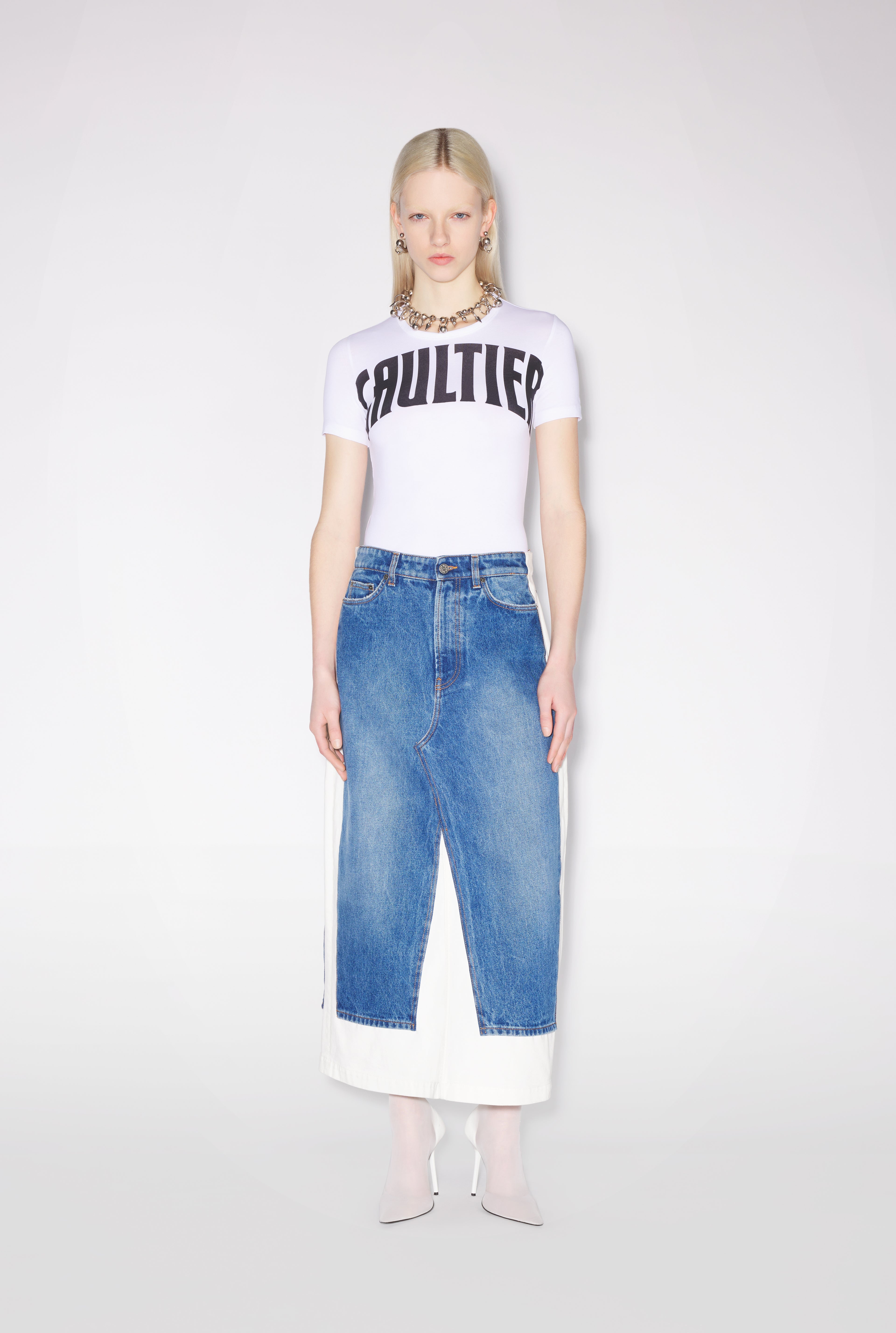 The Trompe-l'œil Denim Skirt