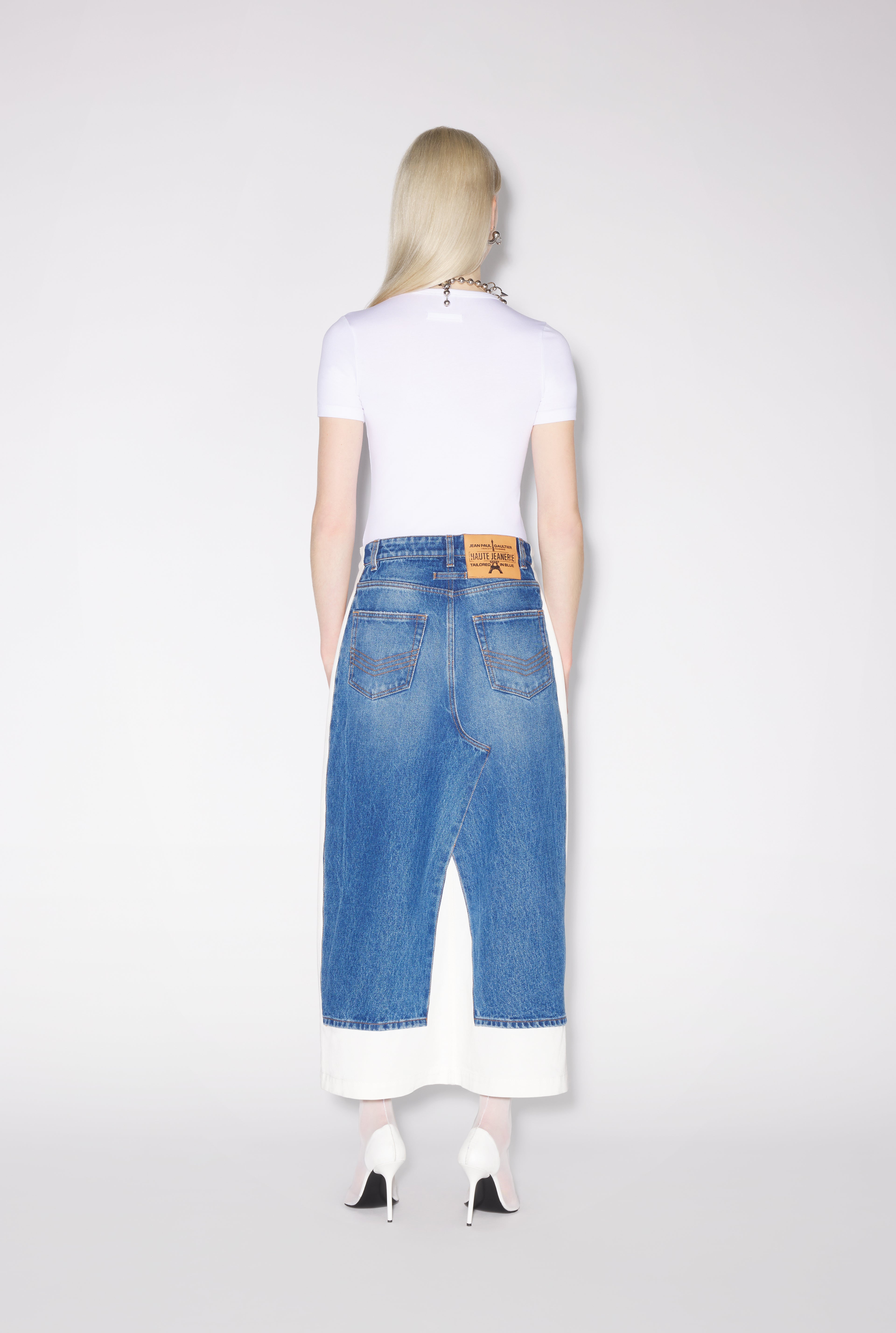 The Trompe-l'œil Denim Skirt