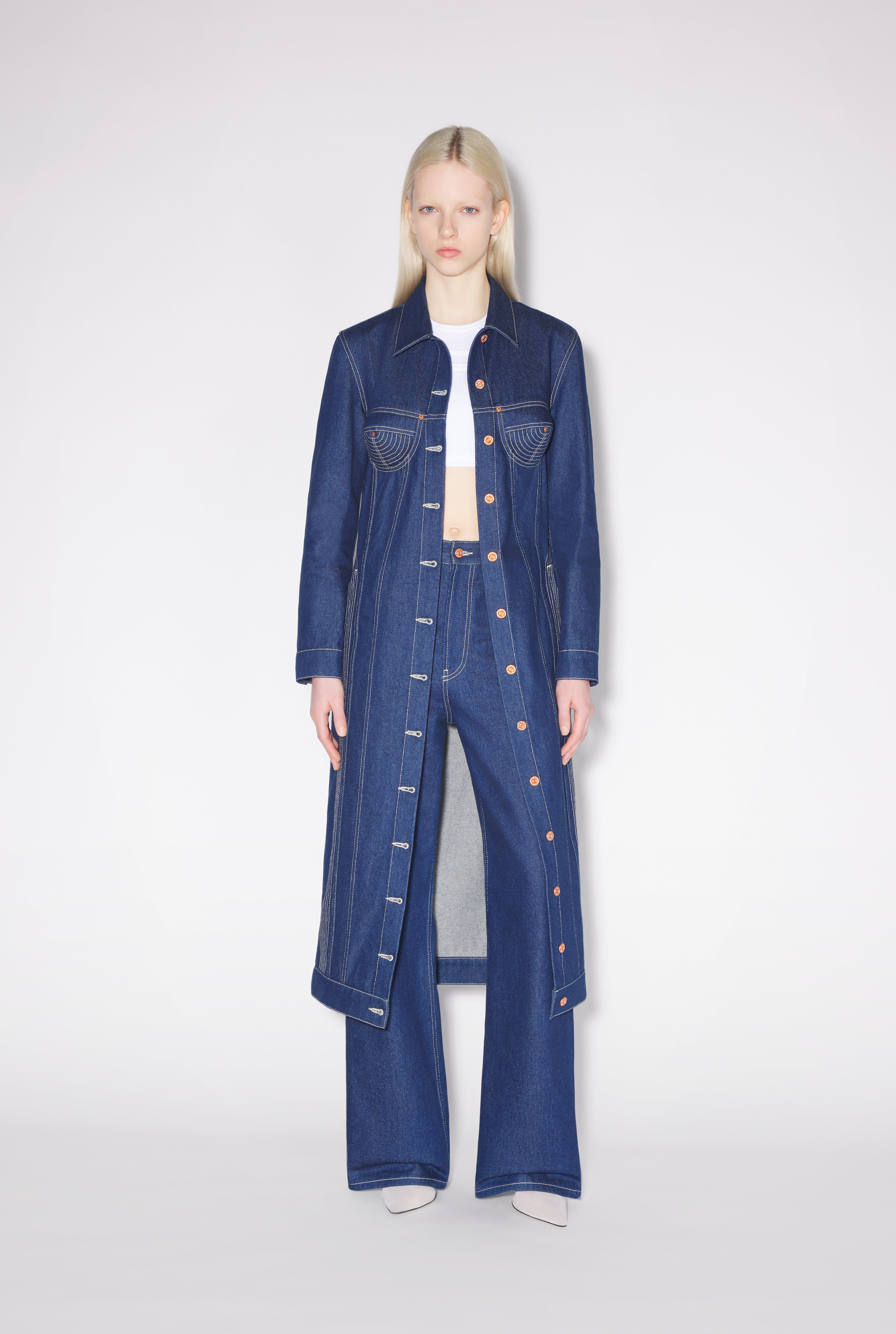 The Conical Denim Coat