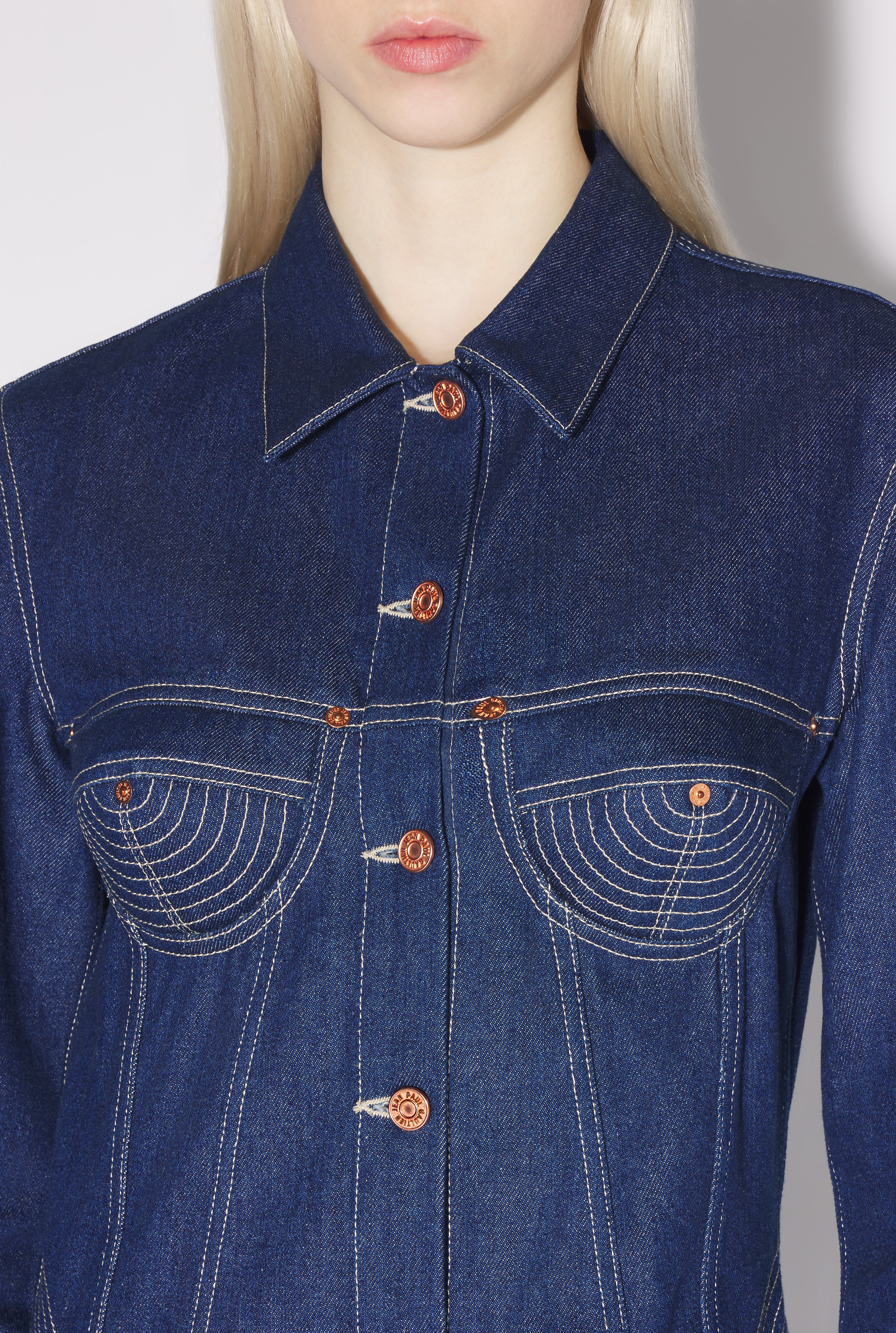 The Conical Denim Coat