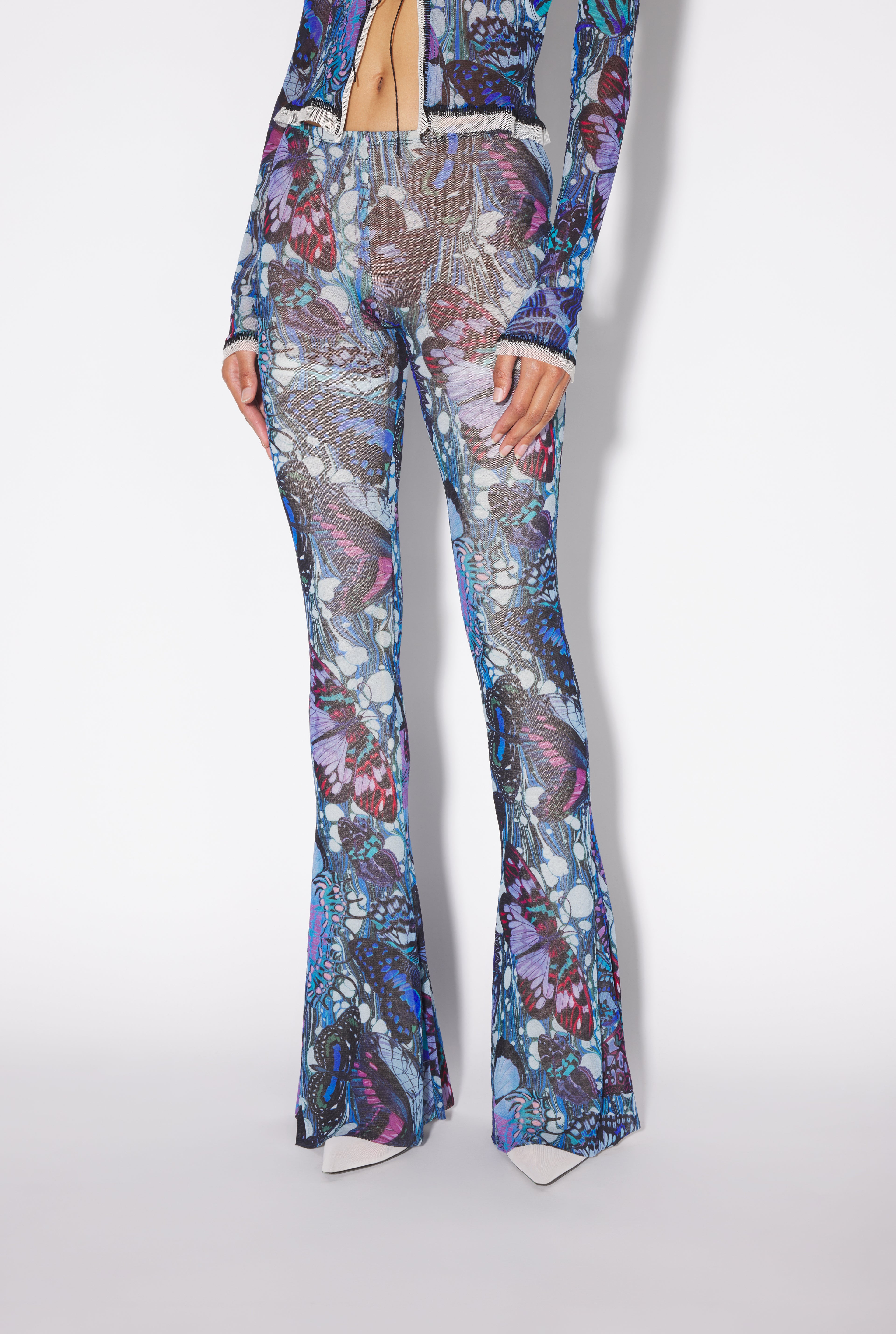 Le Pantalon Papillon Bleu