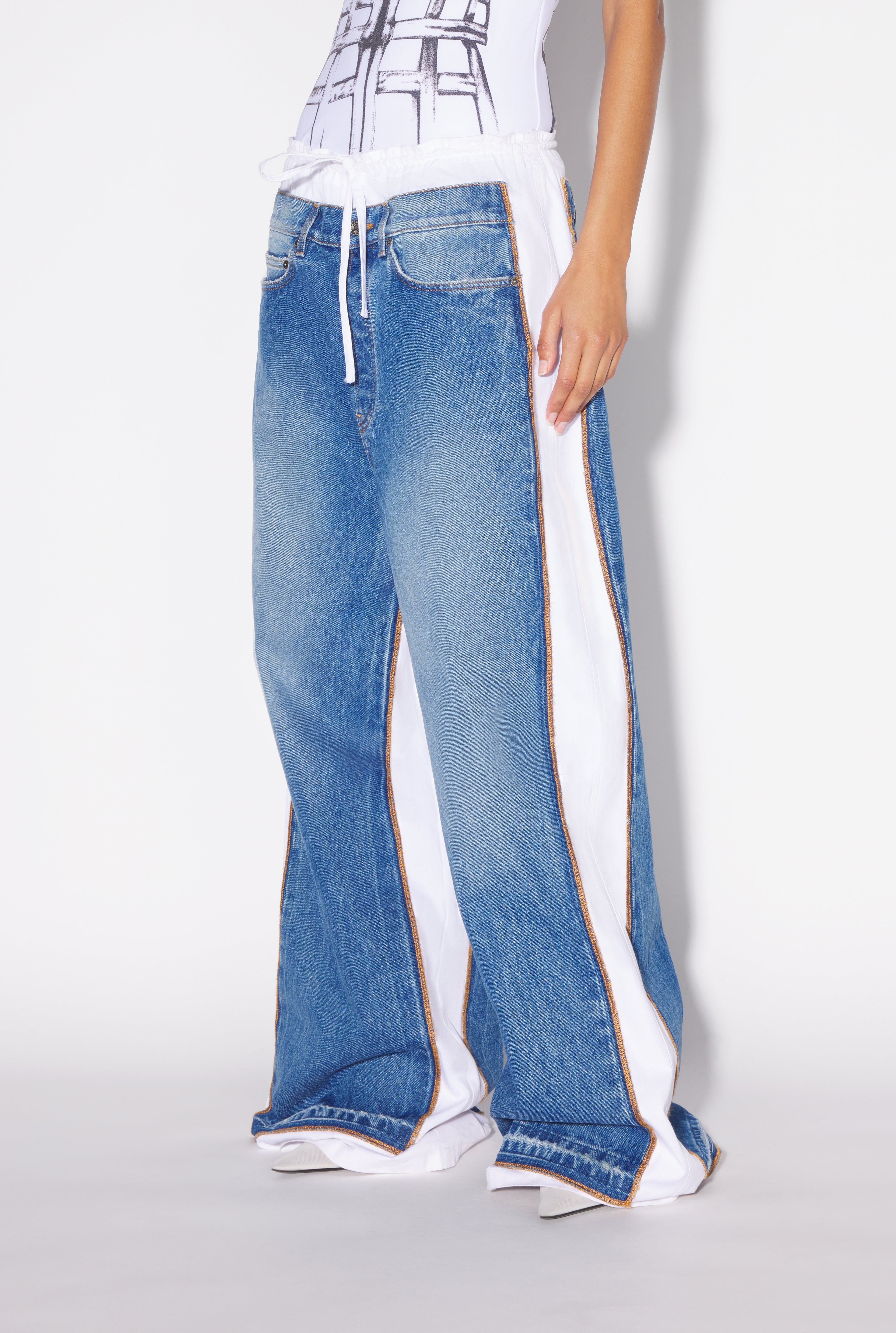 The Trompe-l'œil Denim Pants  