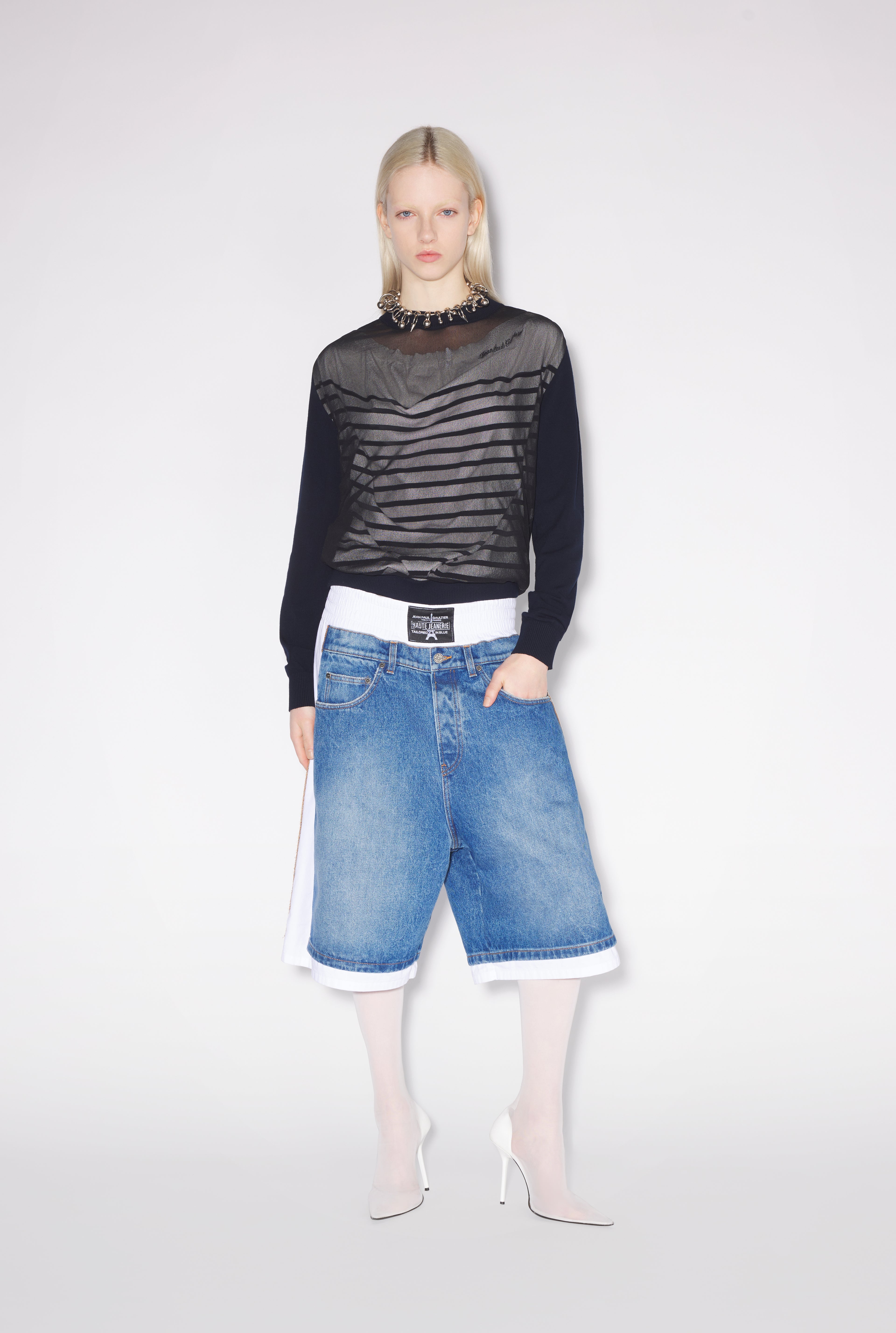 The Trompe-l'œil Denim Shorts