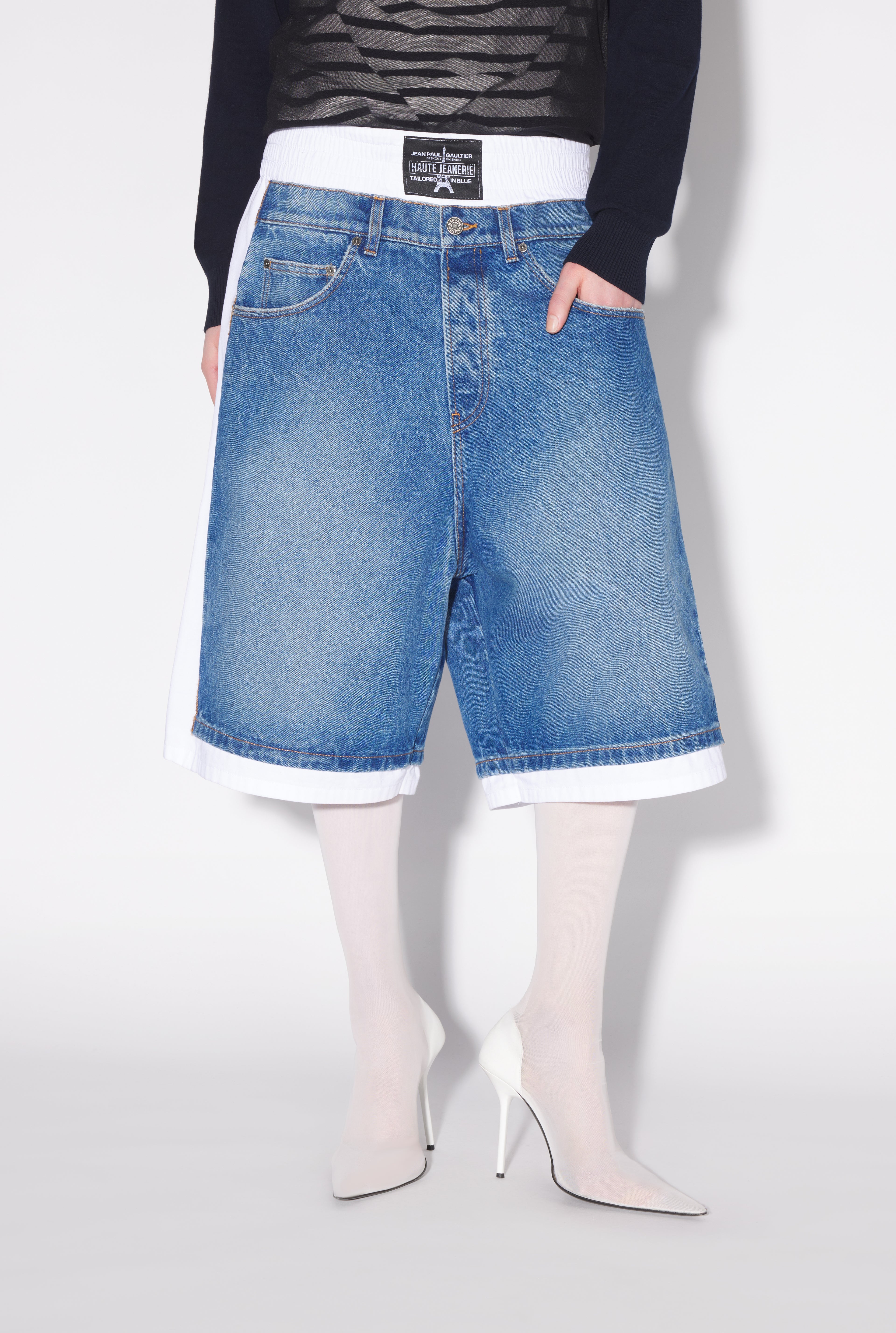 The Trompe-l'œil Denim Shorts