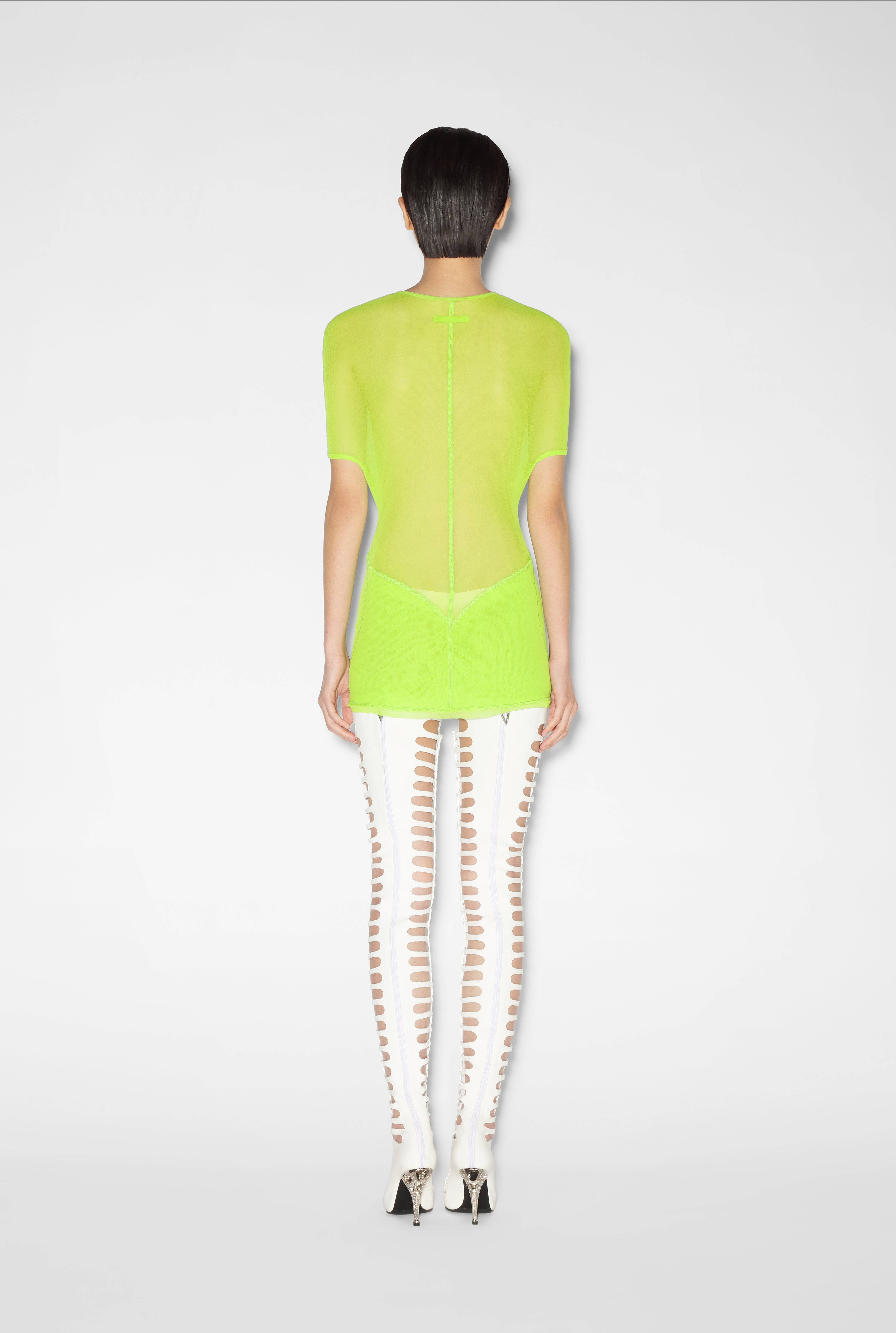 The Short Lime Padding Dress