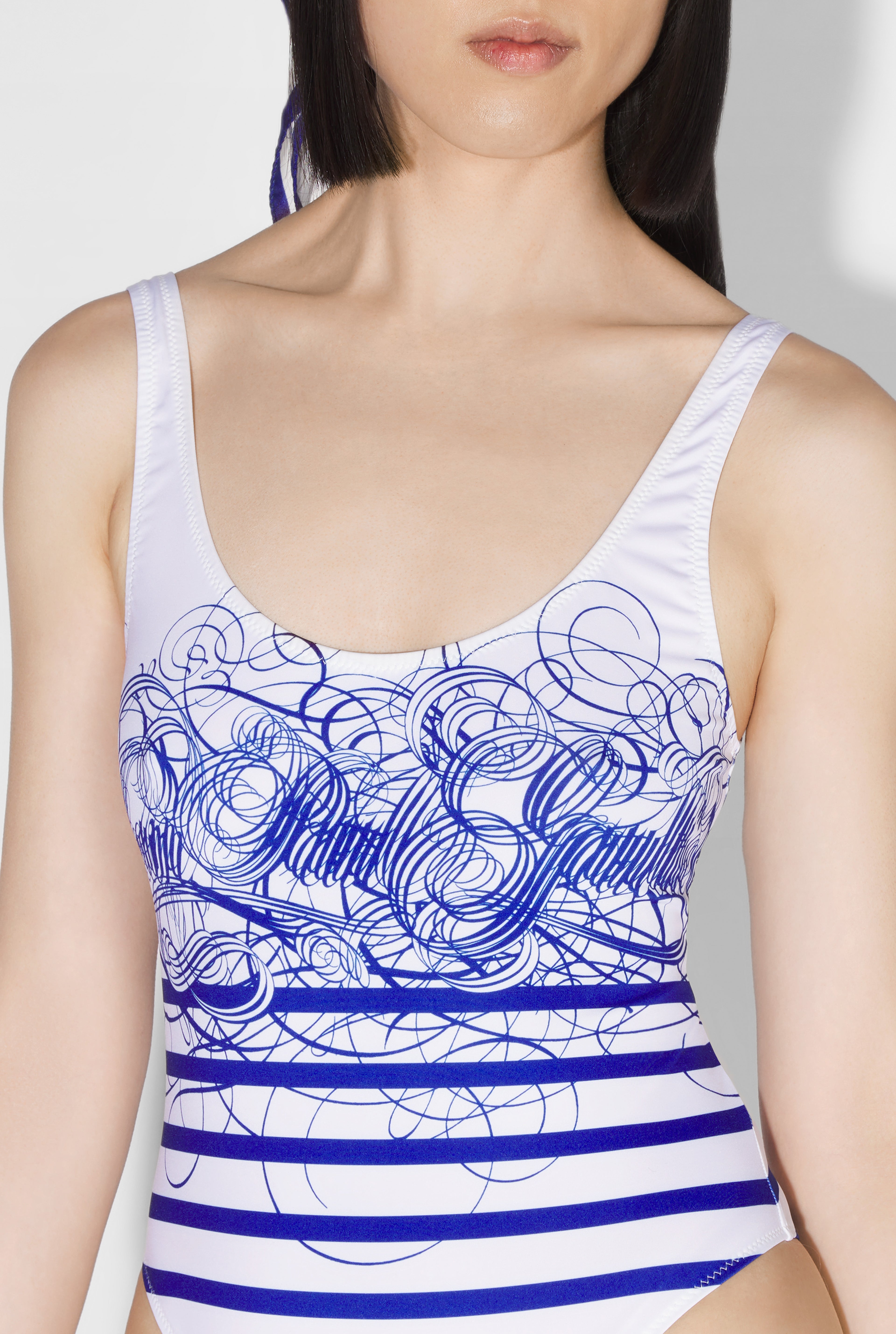 The Marinière Calligraphy Swimsuit