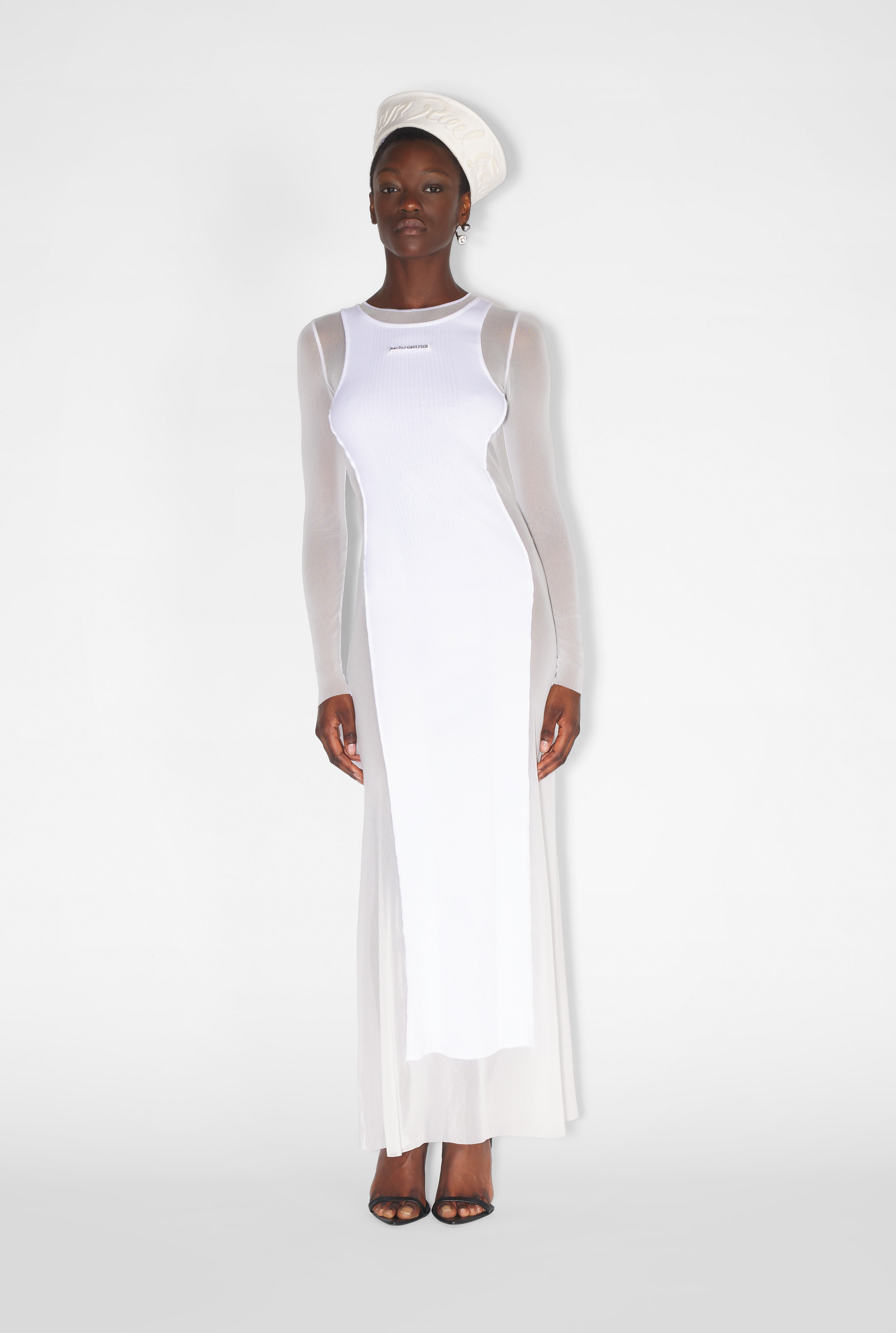 The Long White Petit Grand Dress