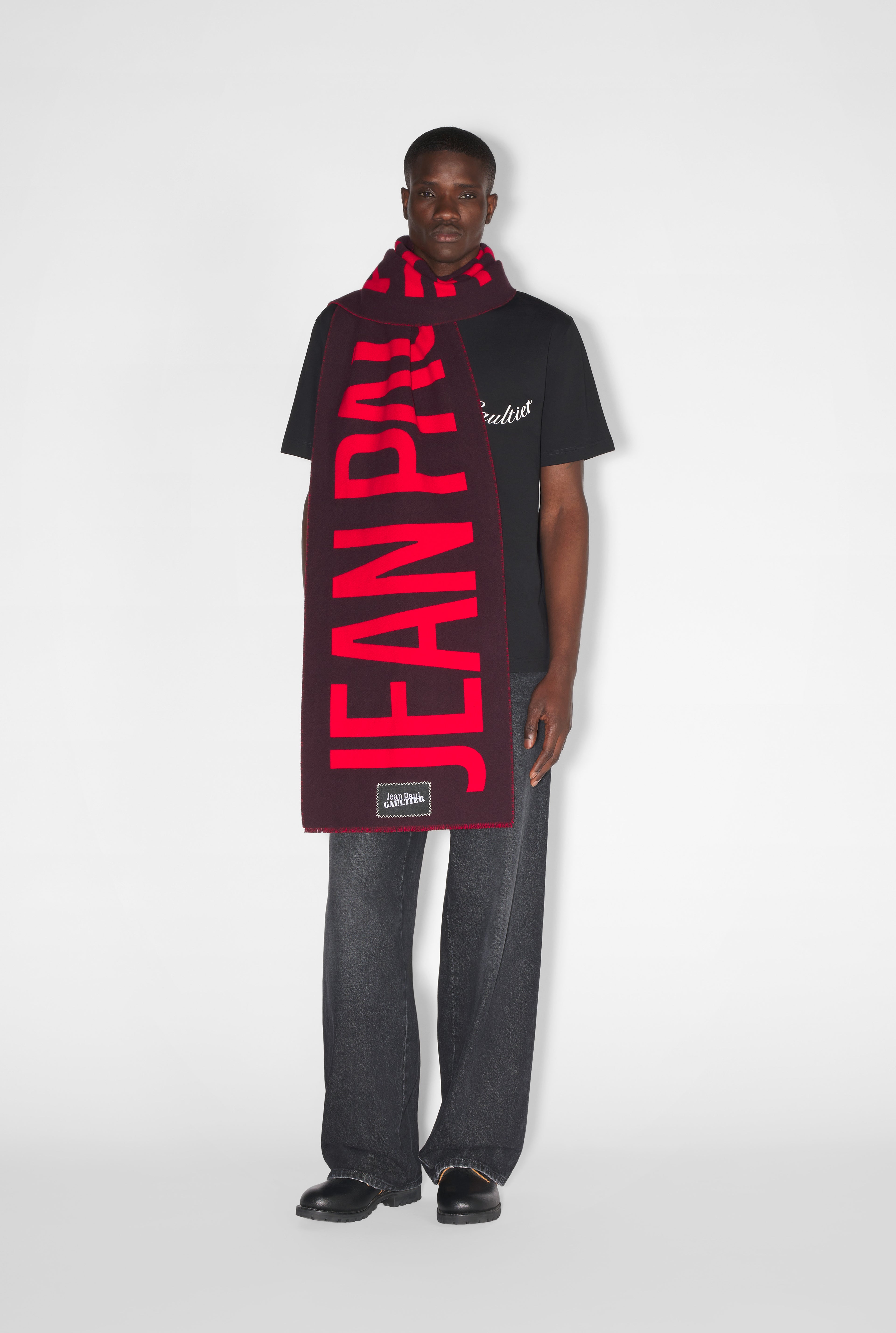 The Red Jean Paul Gaultier Scarf  