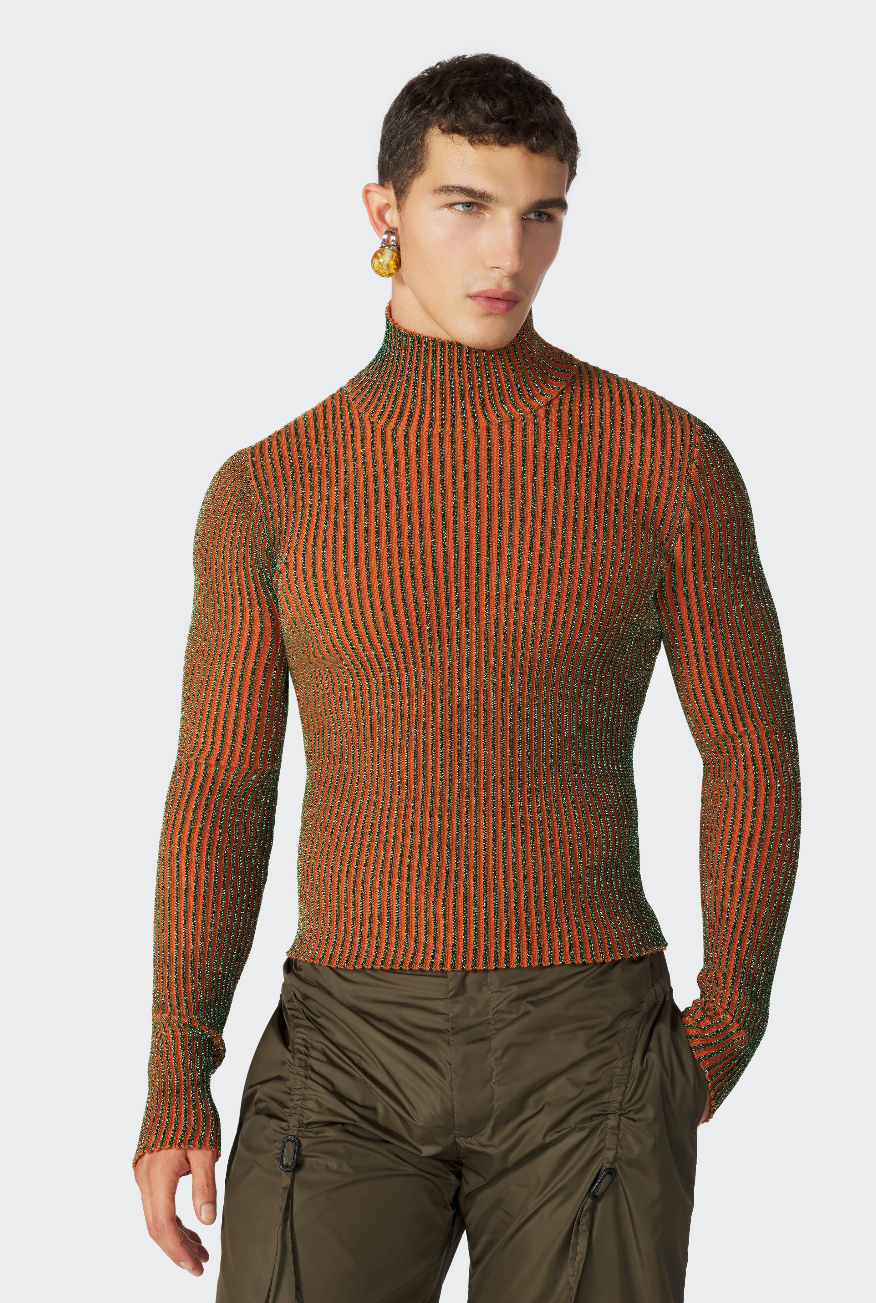 ニット/セーターVTG FW96 GAULTIER Burnt Orange Jumper - ニット/セーター