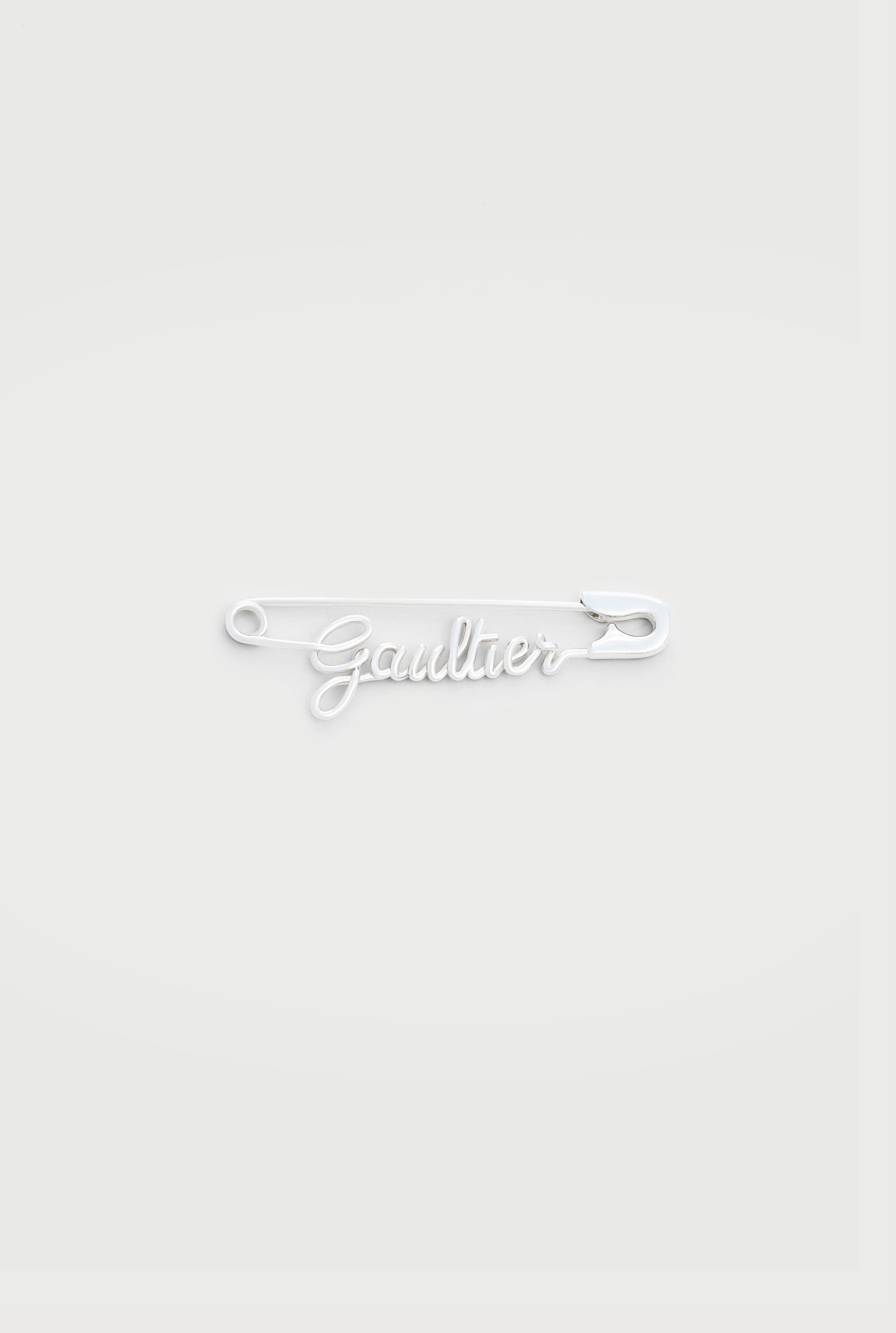 The Silver-Tone Gaultier Safety Pin Earring