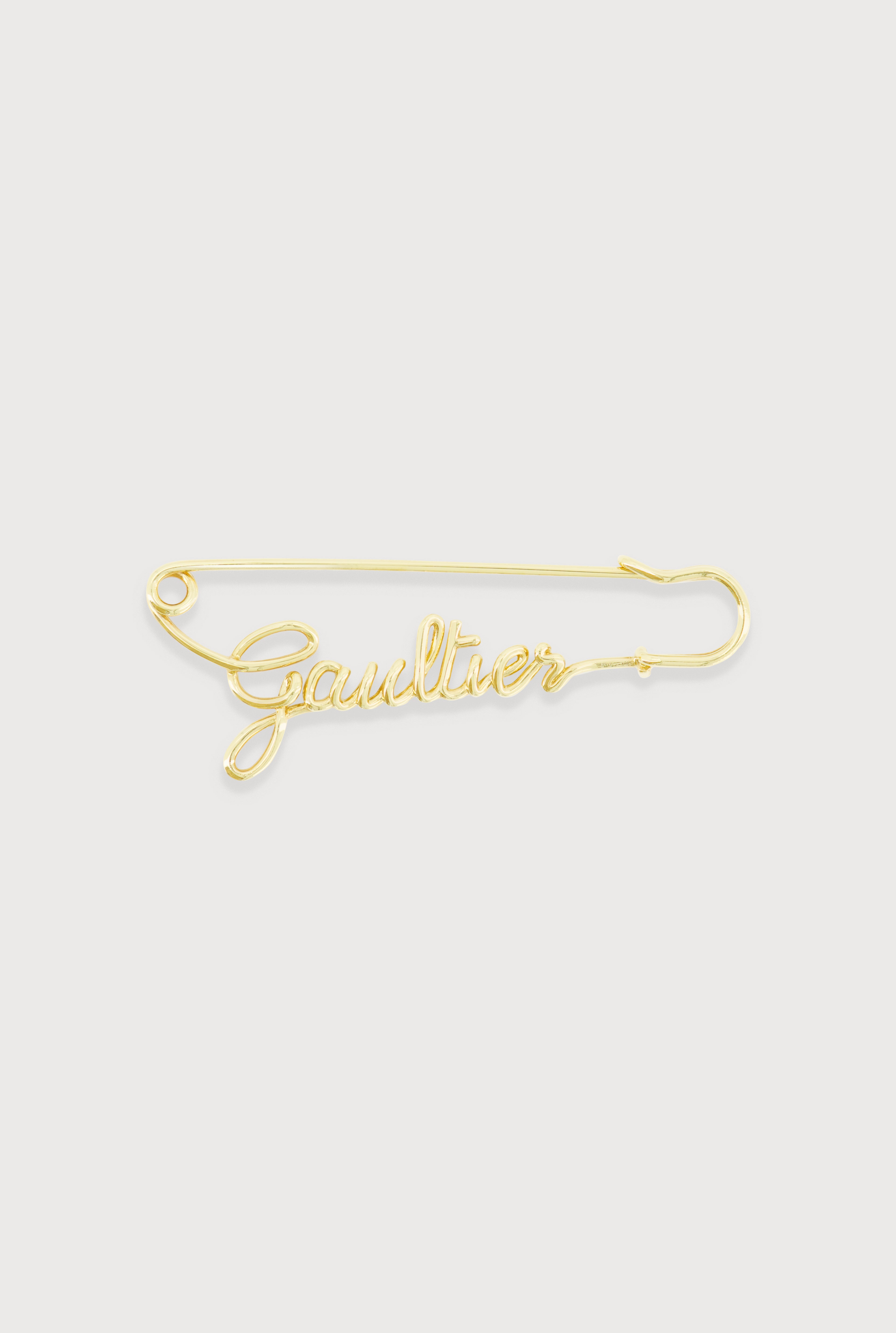 The Gold-Tone Gaultier Safety Pin