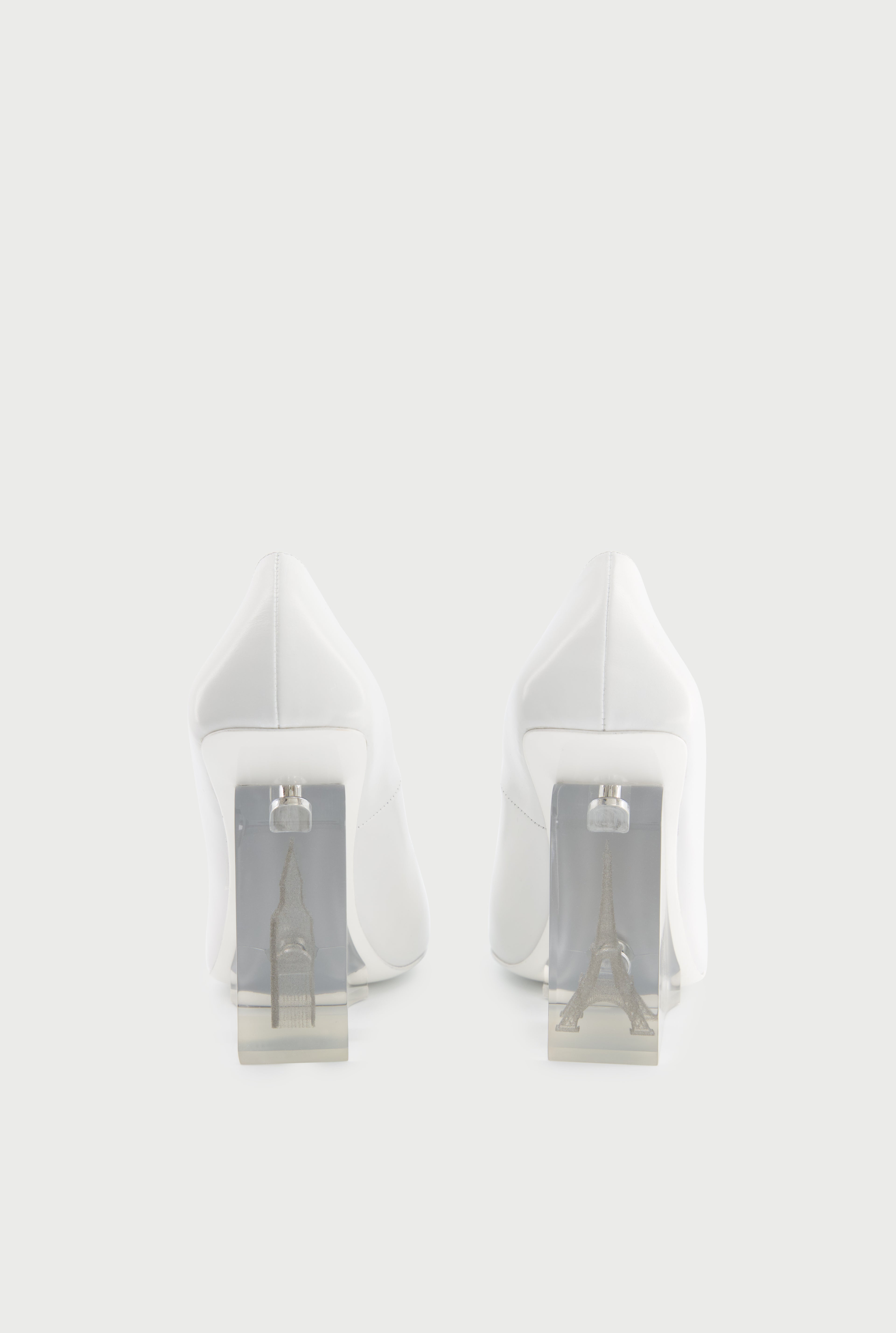 Jean Paul Gaultier / Jimmy Choo White Wedge 110