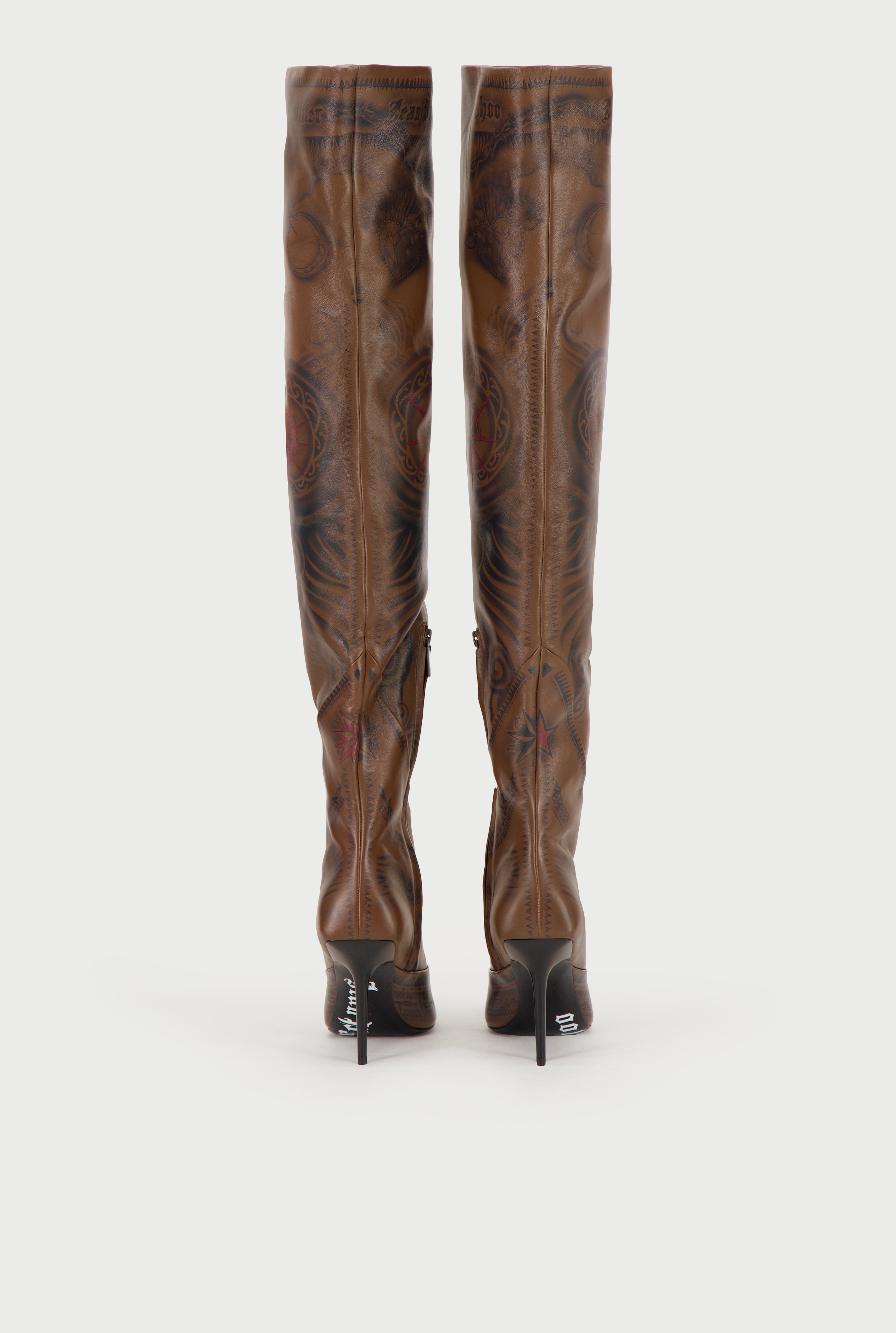 Jean Paul Gaultier / Jimmy Choo Over The Knee Boot 90 Ébène