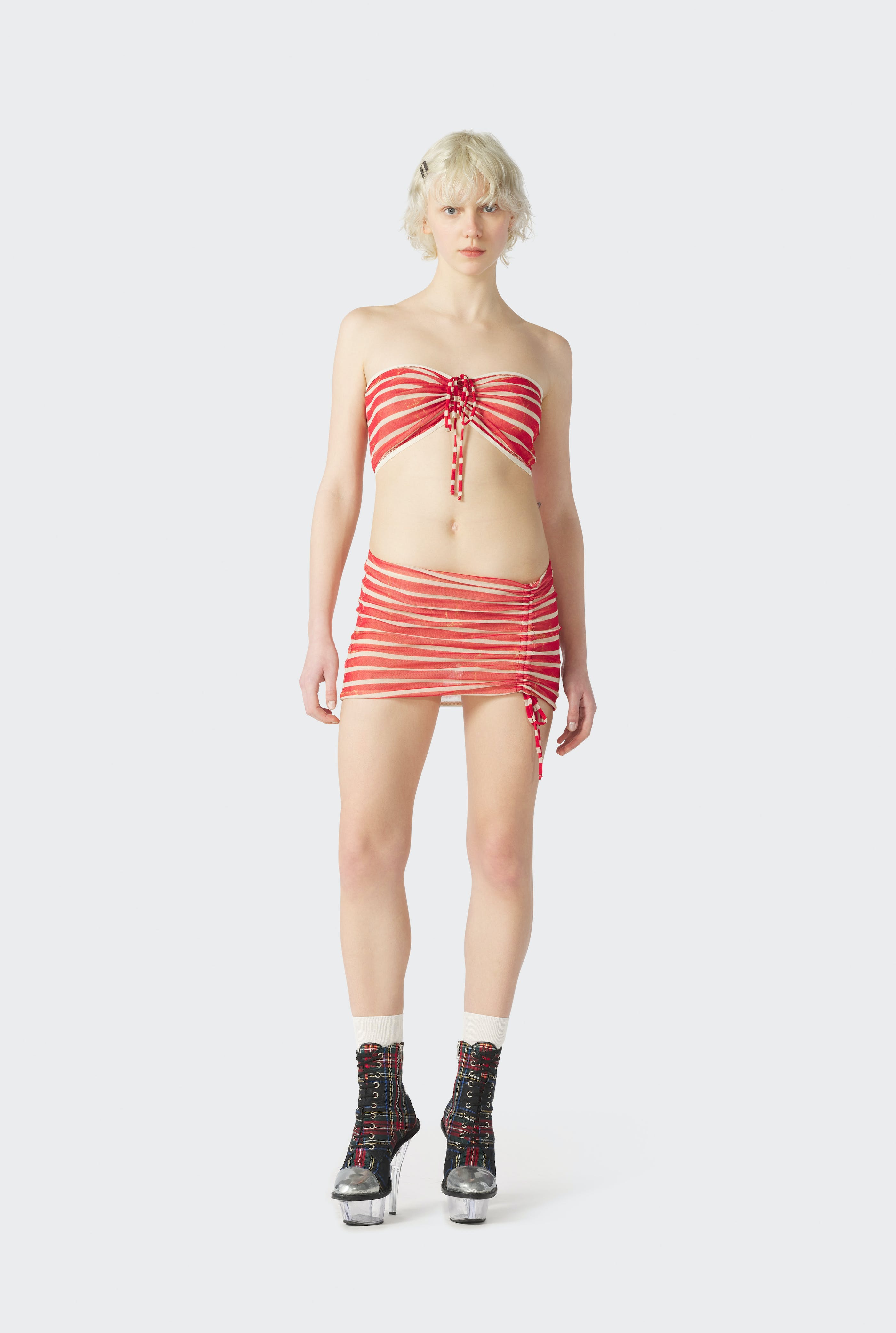 The Red “Crackling” Sailor Bandeau