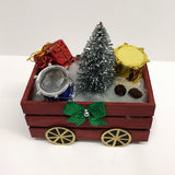Christmas Train | Holiday Decor | Filled Christmas Train | Wagon | Crate | Farmhouse | Centerpiece | Mantle | Decoration | Christmas Trees