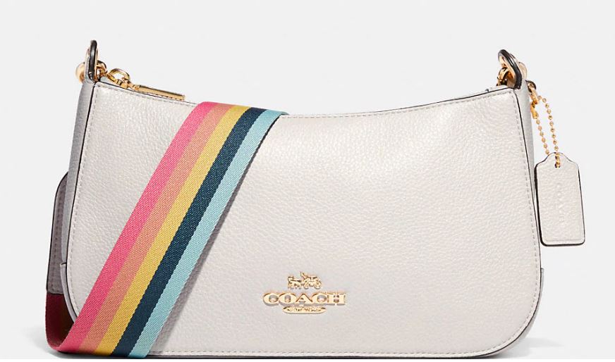 Coach Women's Crossbody Shoulder Bag Pennie In Colorblock, Gold/Chalk  Multi: Buy Online at Best Price in UAE 