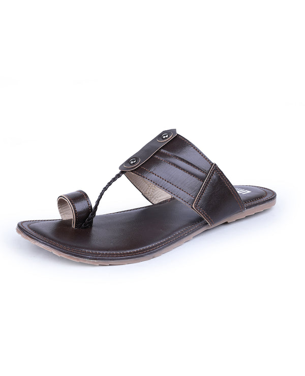 Royal Khwaab Men's Kolhapuri Chappal/Slipper/Sandal/Handcrafted 100% Genuin  Leather (Kapshi Shape) Black : Amazon.in: Shoes & Handbags