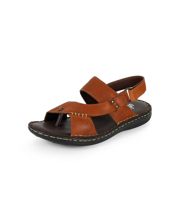 Mens Open Toe Sandals in Leather – 5891 | Buy Leather Sandals Online – Zoom  Shoes India