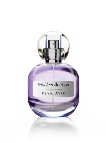 Reykjavik by The Bubble Collection. The invigorating, floral, musk, moss eau de toilette by the luxury, indie fragrance brand The Bubble Collection known for its innovative niche scents that are gender-neutral, vegan and certified cruelty-free.
