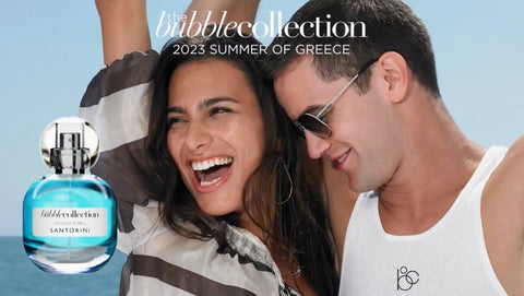 Welcome to The Bubble Collection's Summer of Greece! Get ready to indulge in the sweet, salty, and refreshing scents of the Aegean Sea with our bestselling unisex fragrance, SANTORINI. 