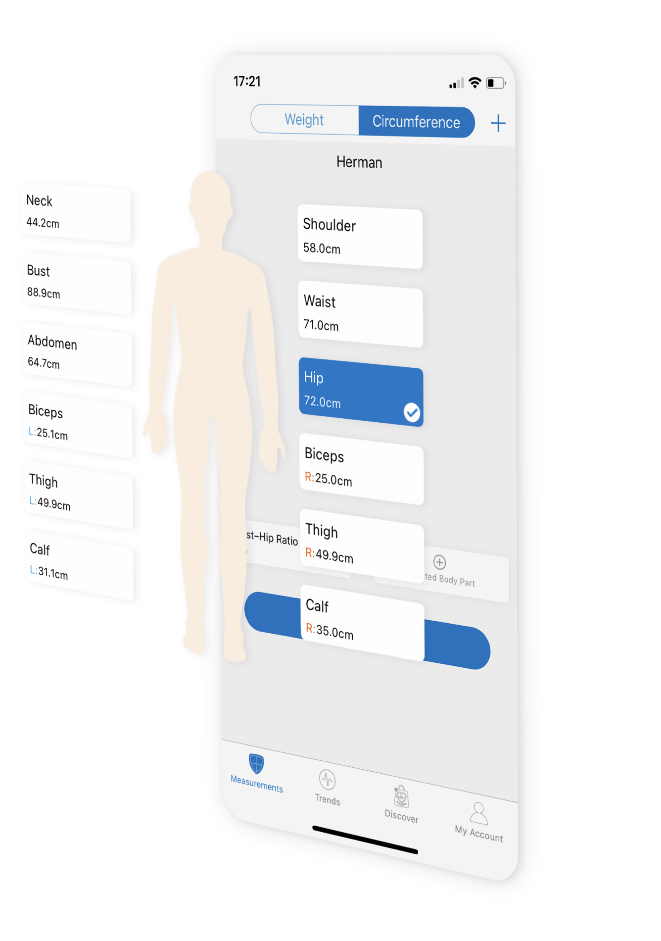 RENPHO Smart Tape Measure: Bluetooth + App Connective for Accurate Body  Measurements 