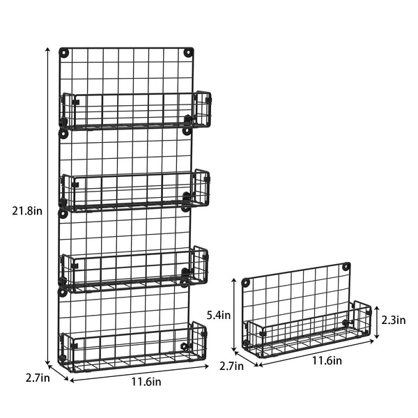 The Wire Spice Rack Is Neat And Stylish.