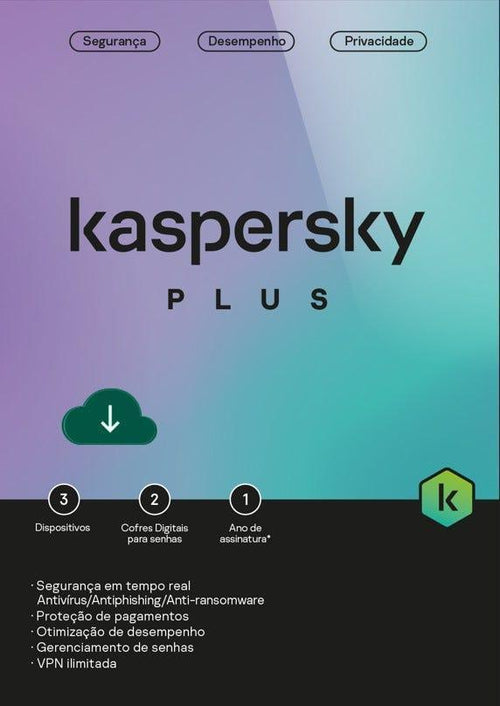 Antivírus Kaspersky Standard 3 dispositivos 12 meses ESD - KL1041KDCFS