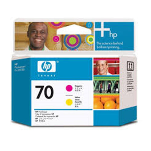 Cabeça de Impressão HP 70 Magenta/Amarelo PLUK C9406A