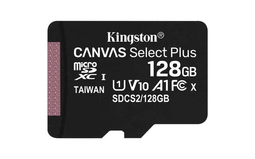 Cartão de Memória Kingston 128GB com Adaptador SDCS2/128GBi
