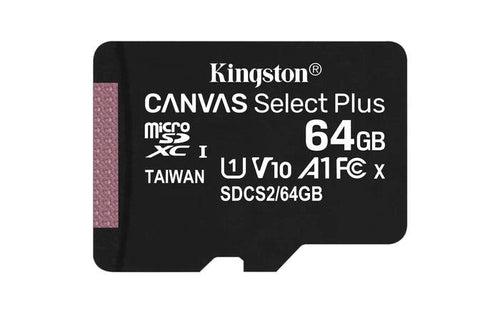 Cartão de Memória Kingston 64GB com Adaptador SDCS2/64GBi