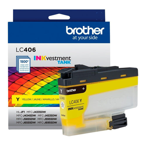 Cartucho de Tinta Brother Amarelo 1.5K LC406YS