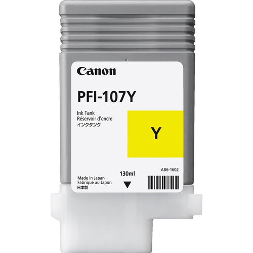 Cartucho de Tinta Canon PFI-107 Y 130ml 6708B001AA