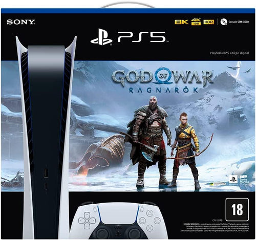 Console Sony PS5 Digital God of War Ragnarök - PMP500002601FGR